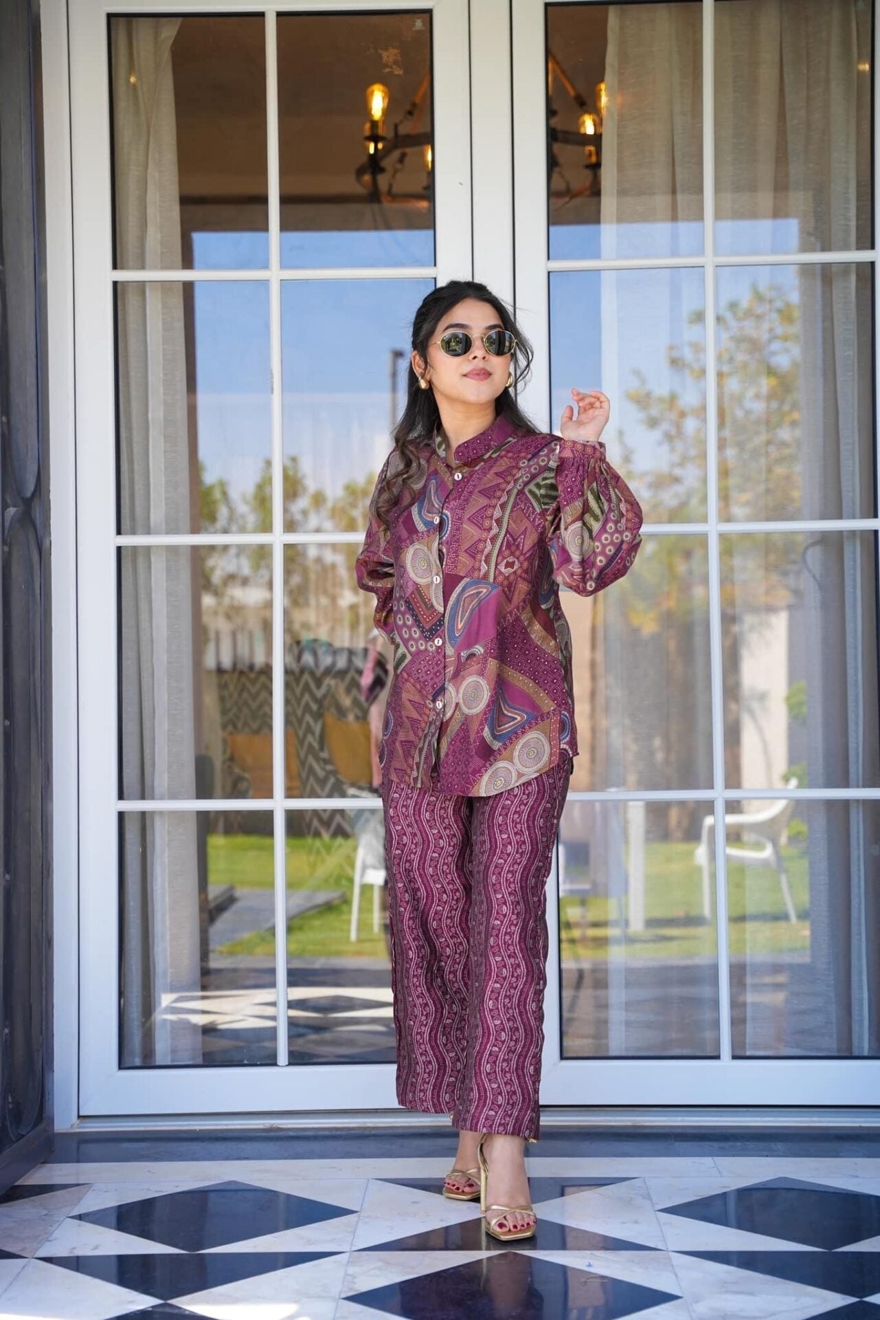 Idaho-o larah muslin co-ord set - view 2
