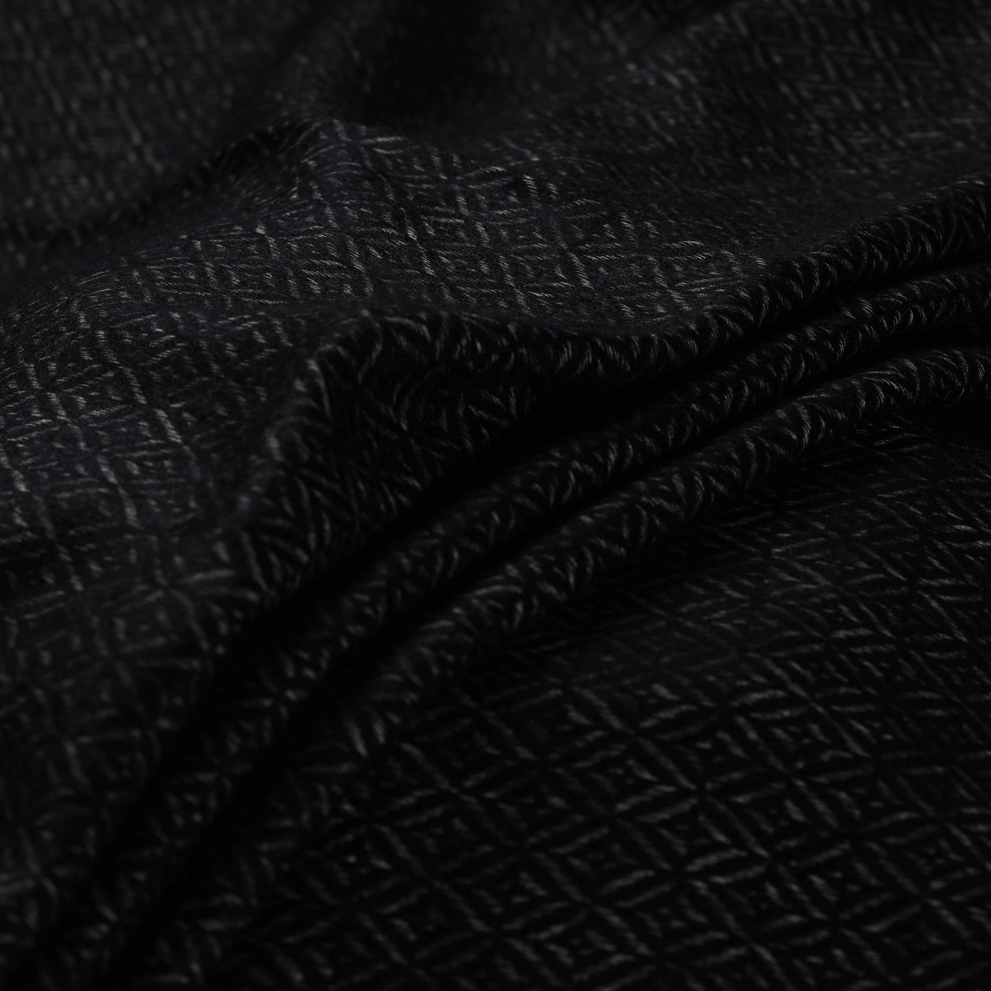 ITOKRI CRAFTS INITIATIVE Black - Acrylic Fine Wool Fabric 33 - view 2
