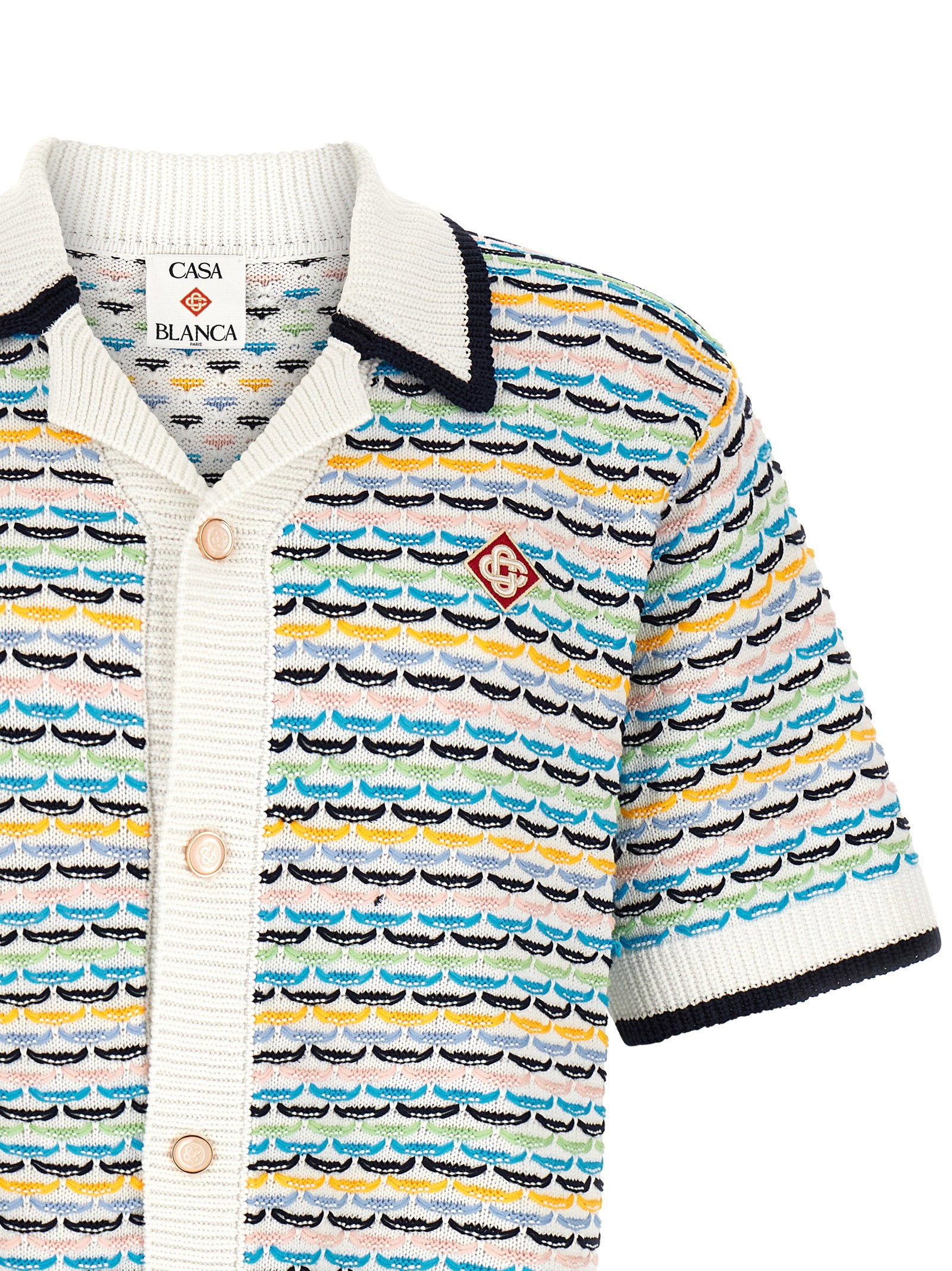 Casablanca Tuck Stitch Shirt – 100% cotton - view 3