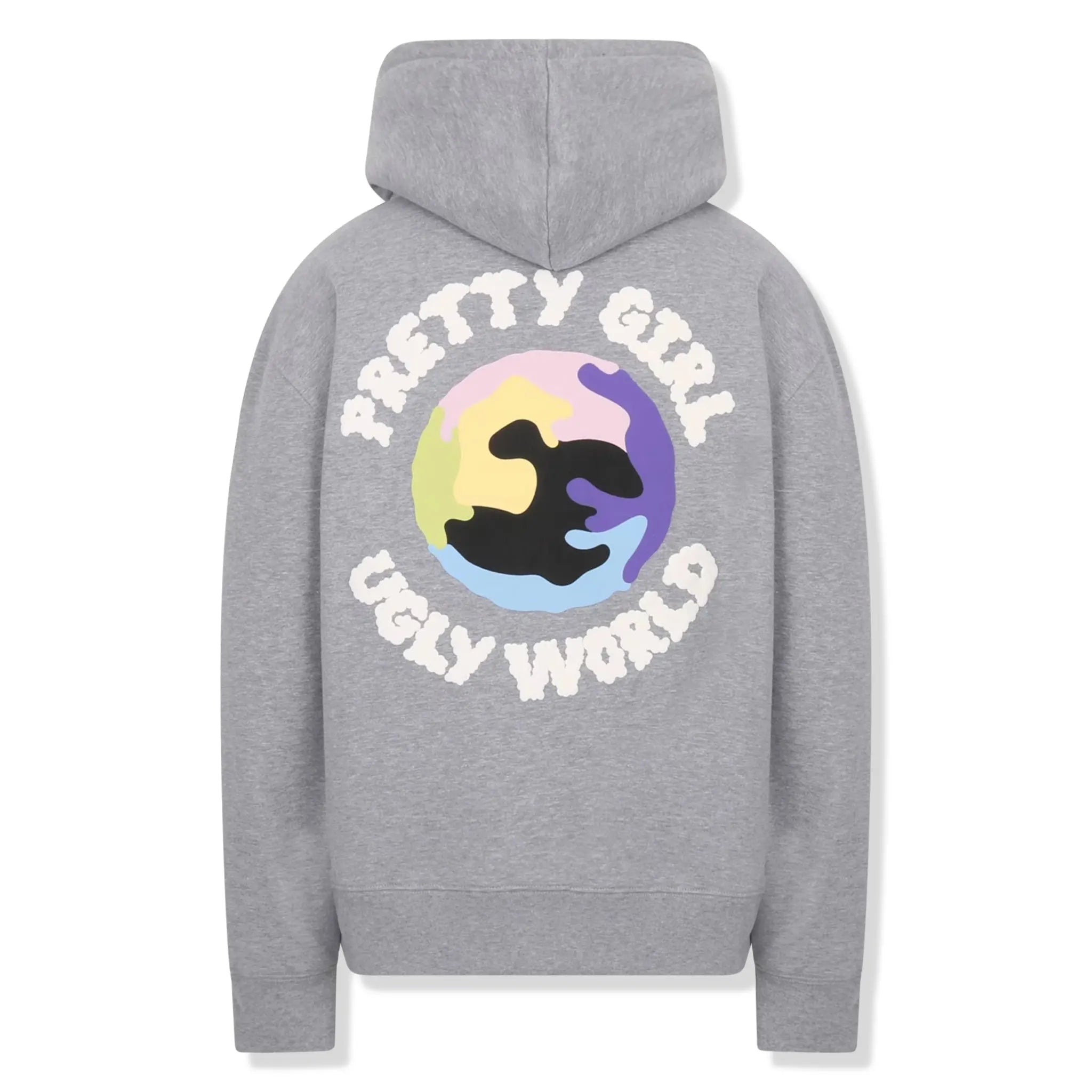 Pretty Boy Ugly World Pretty Girl Ugly World Zip-Up Grey Hoodie (W) - view 2