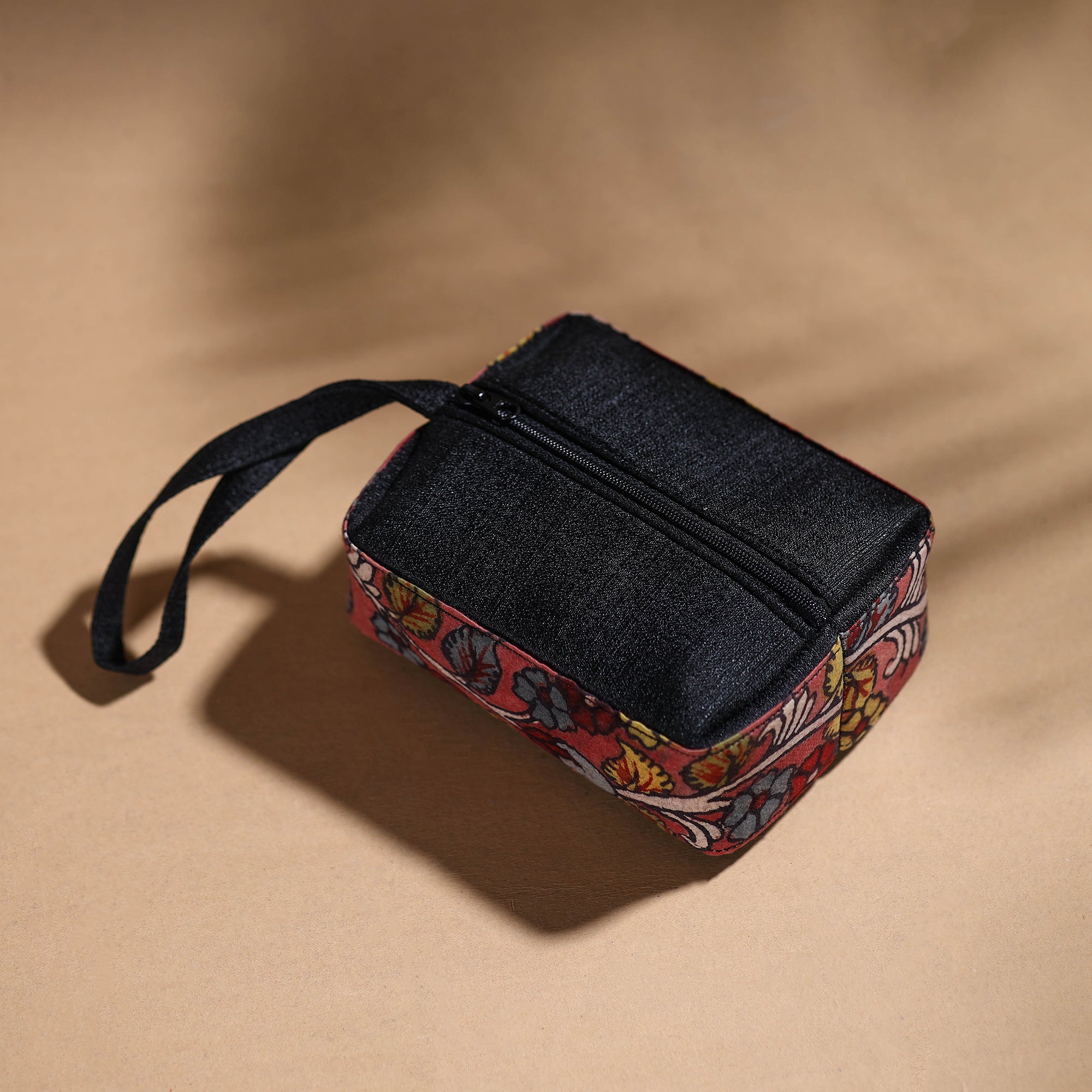 DWARAKA PLUS Black - Handpainted Kalamkari Multipurpose Cosmetic/Toiletry Bag 39 - view 2