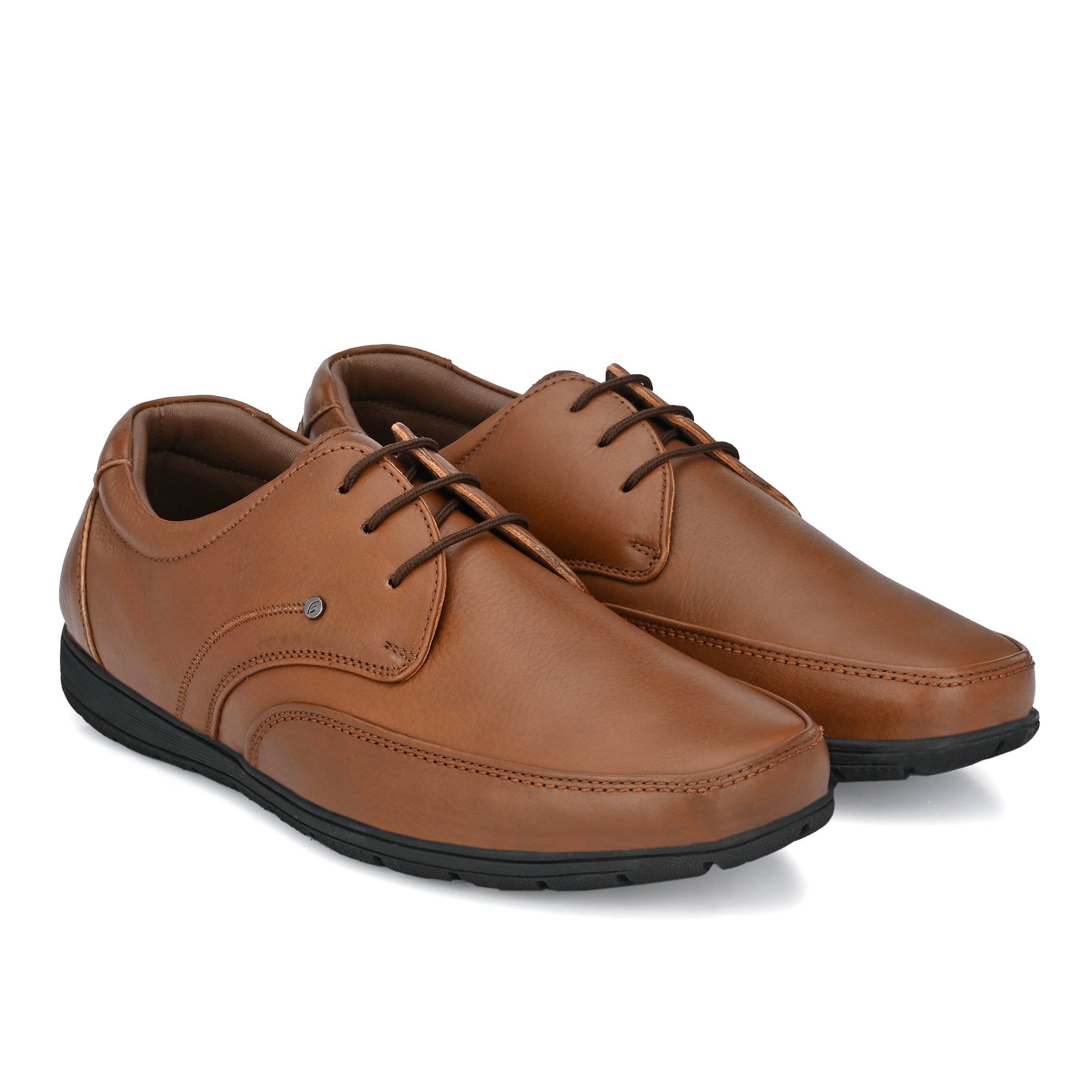 egoss-shoes Egoss Casual Derby Lace Up Leather Shoes For Men - view 13