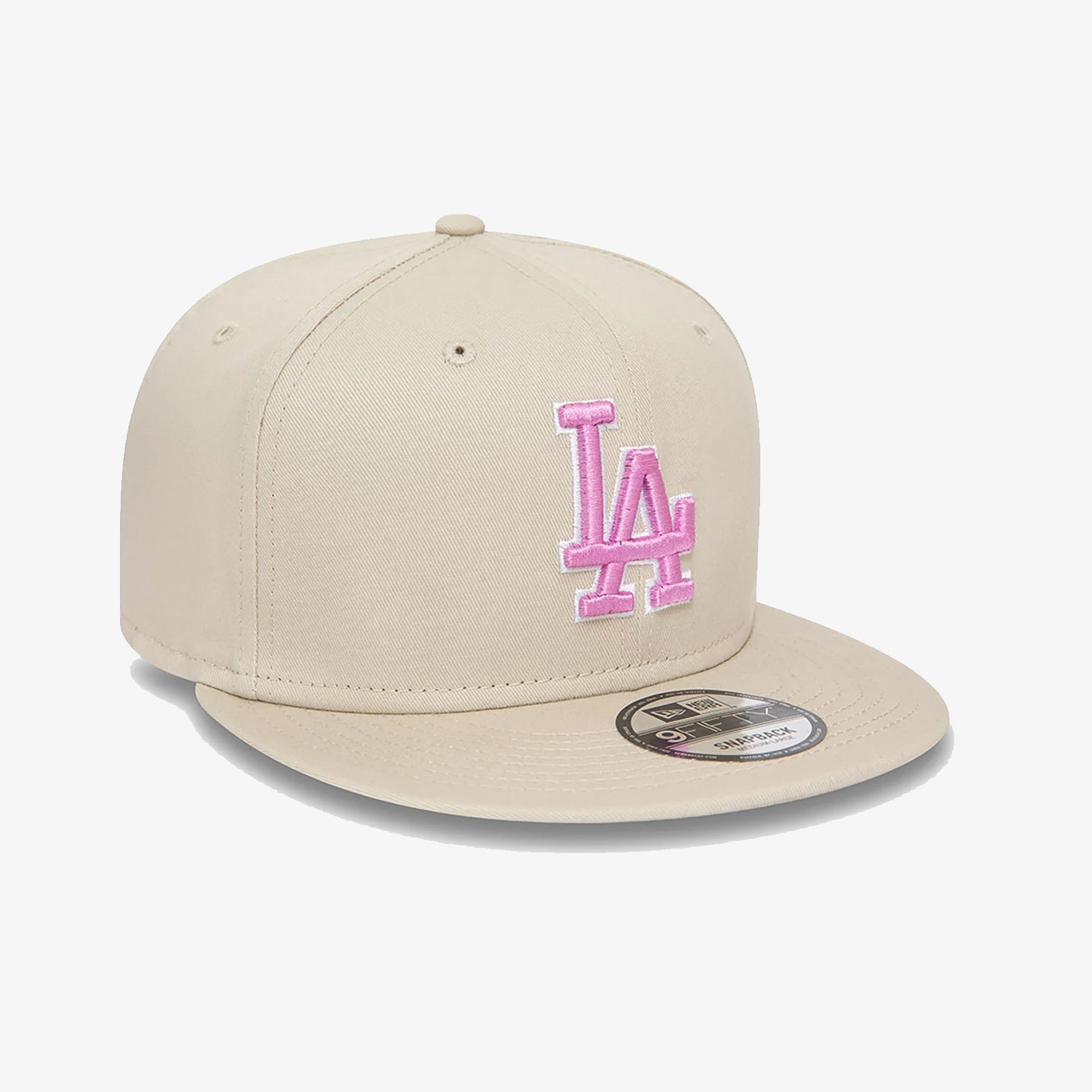 New Era | LA DODGERS MLB OUTLINE STONE 9FIFTY ADJUSTABLE CAP { CREAM - view 2