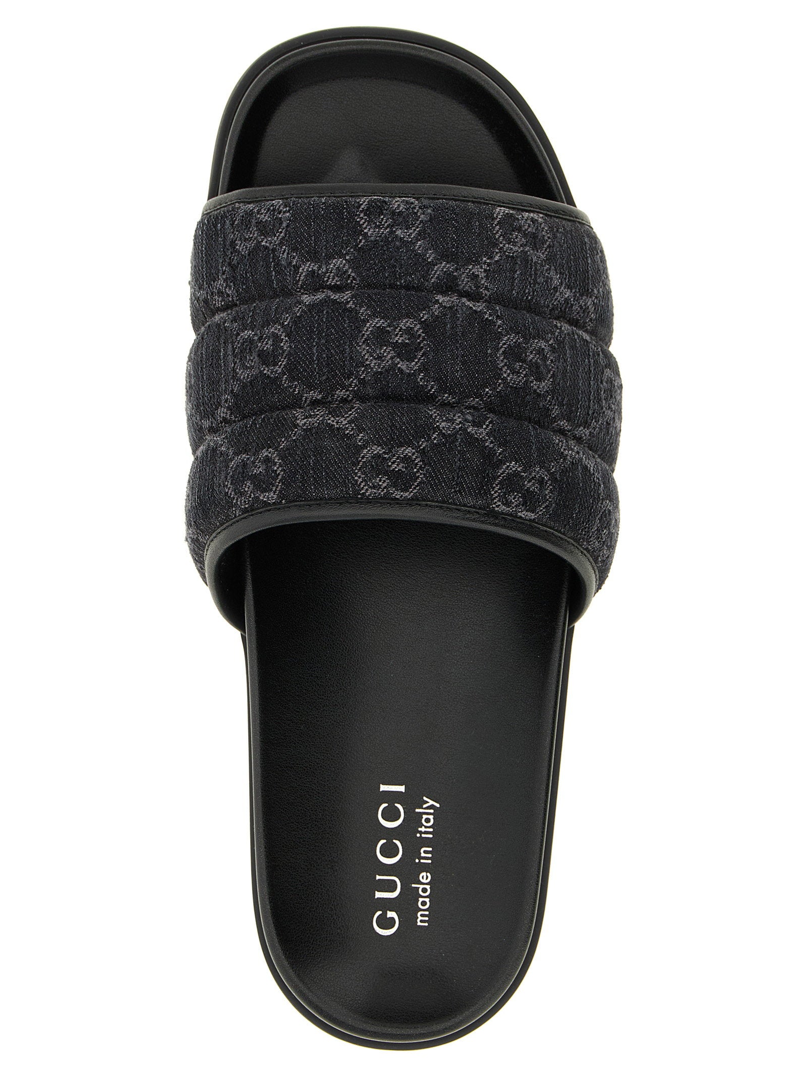 Gucci Gg Denim Slides – 100% cotton - view 4