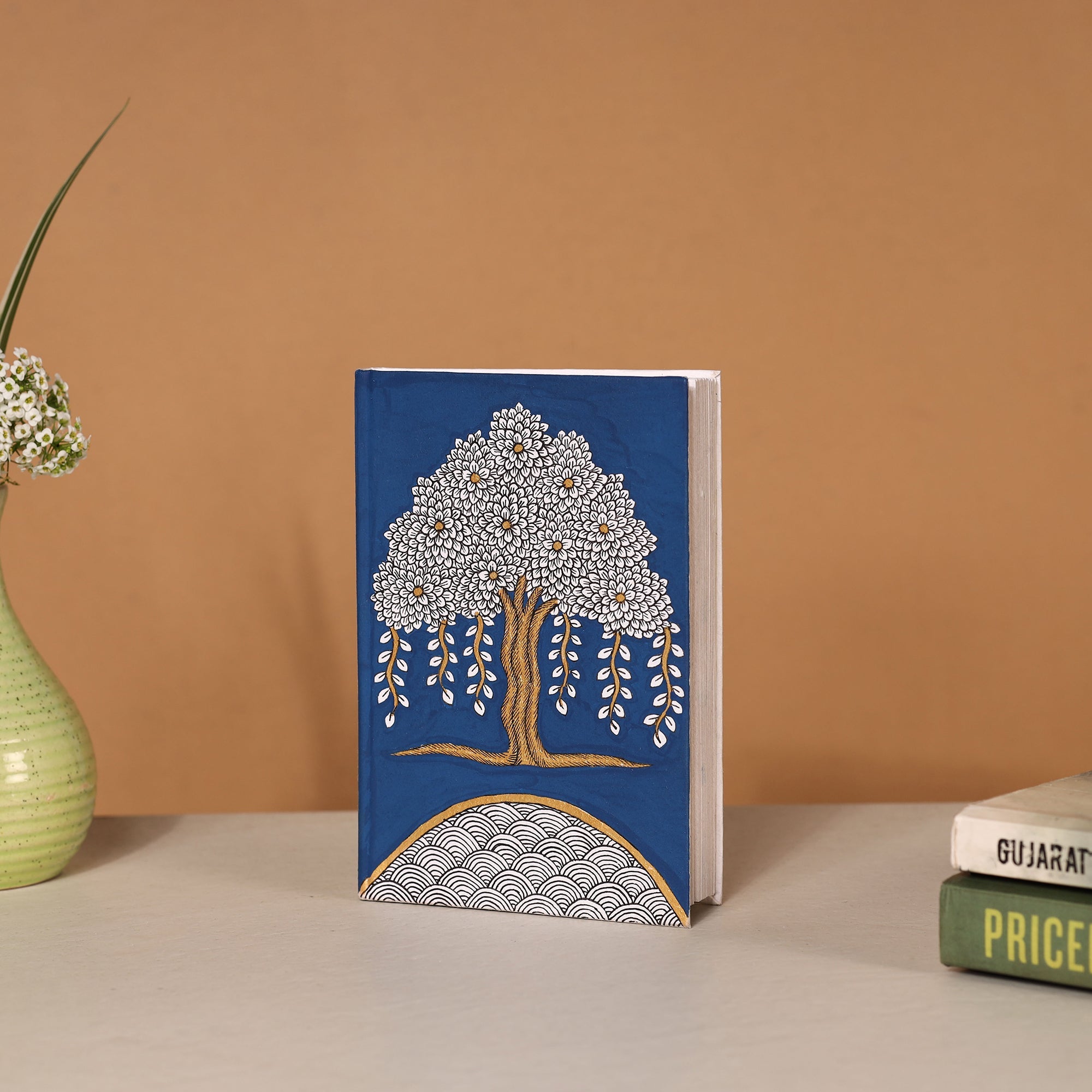PHAD PAINTINGS BY KALYAN JOSHI Banyan Tree Handpainted Handmade Paper Notebook (6 x 4 in)