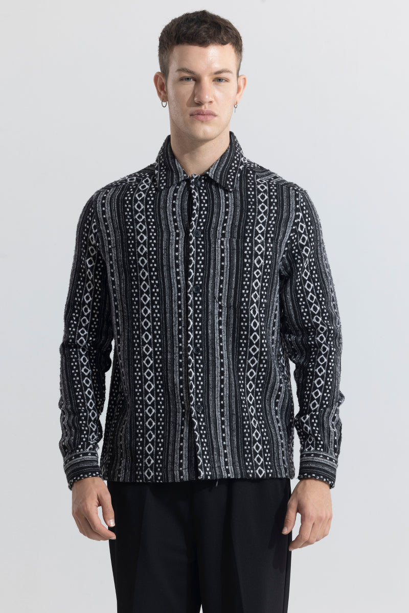 SNITCH Verdant Line Black Shirt - view 5