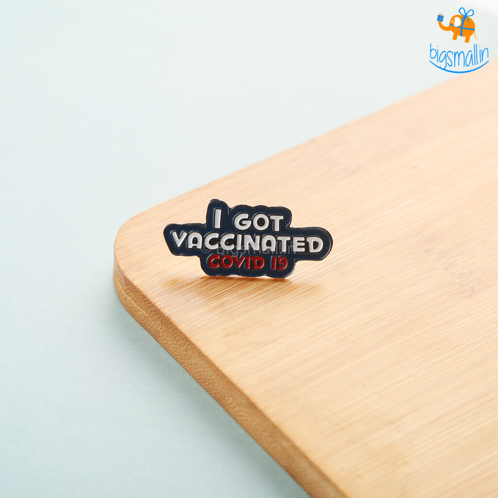 Pin it up I Got Vaccinated Lapel Pin - view 2