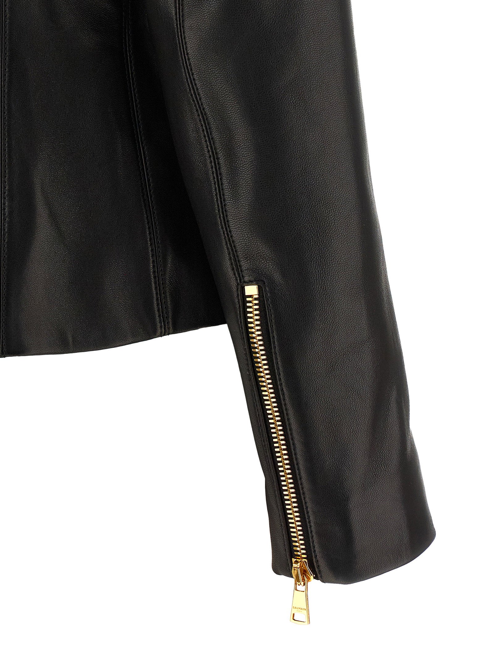 Balmain Leather Jacket - view 4