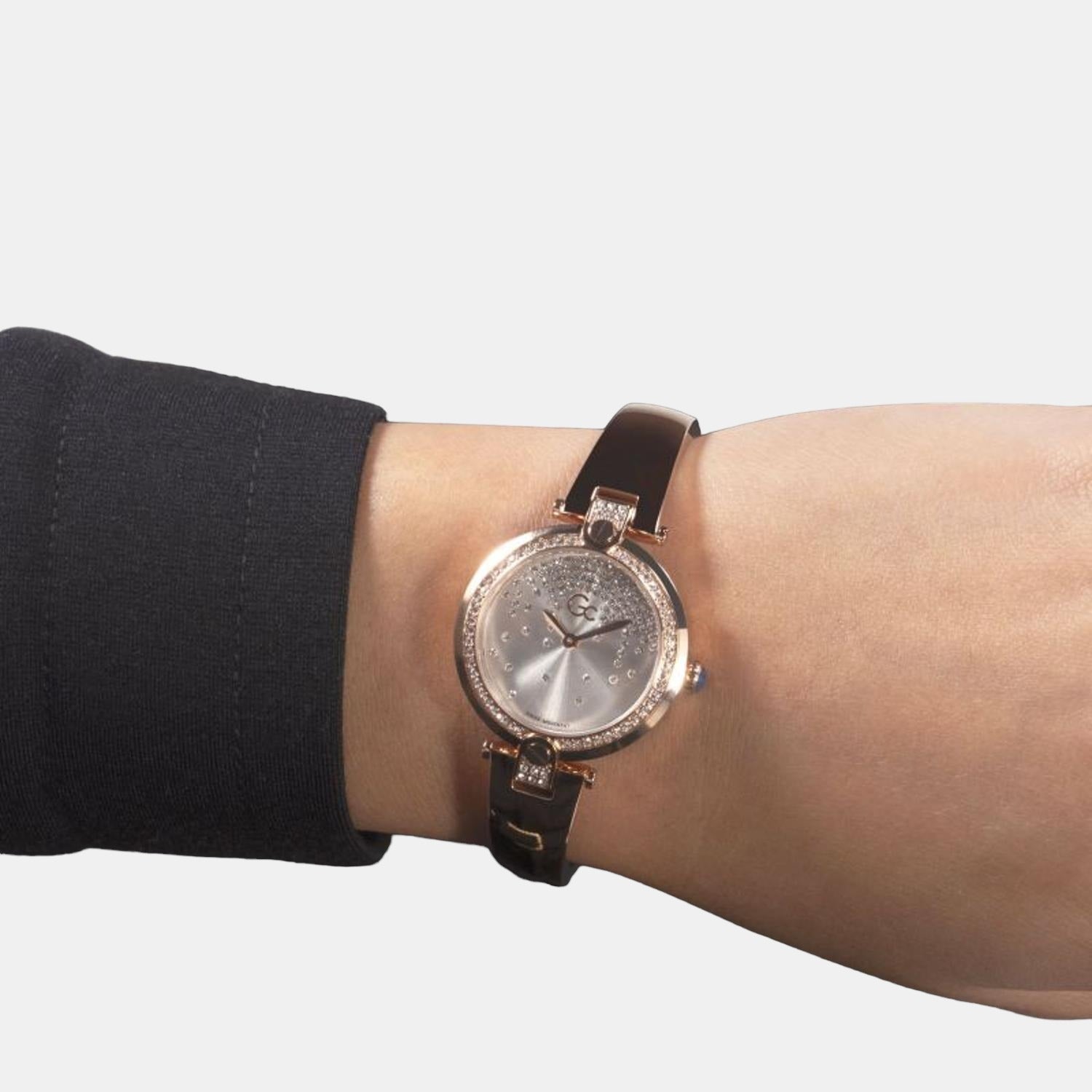 GC Fusion Bangle Women Quartz Silver Dial Analog Stainless Steel Watch Z10002L1MF - view 7