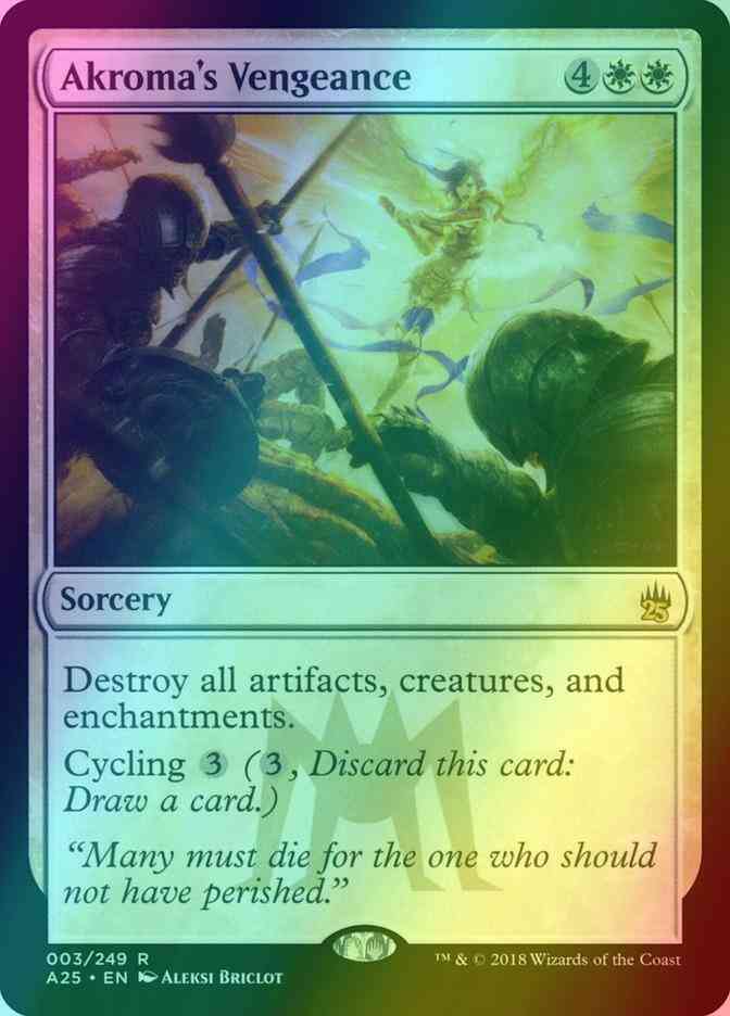 Vengeance 3 masters – Magic Akroma's Vengeance [3] [Masters 25] [Foil]