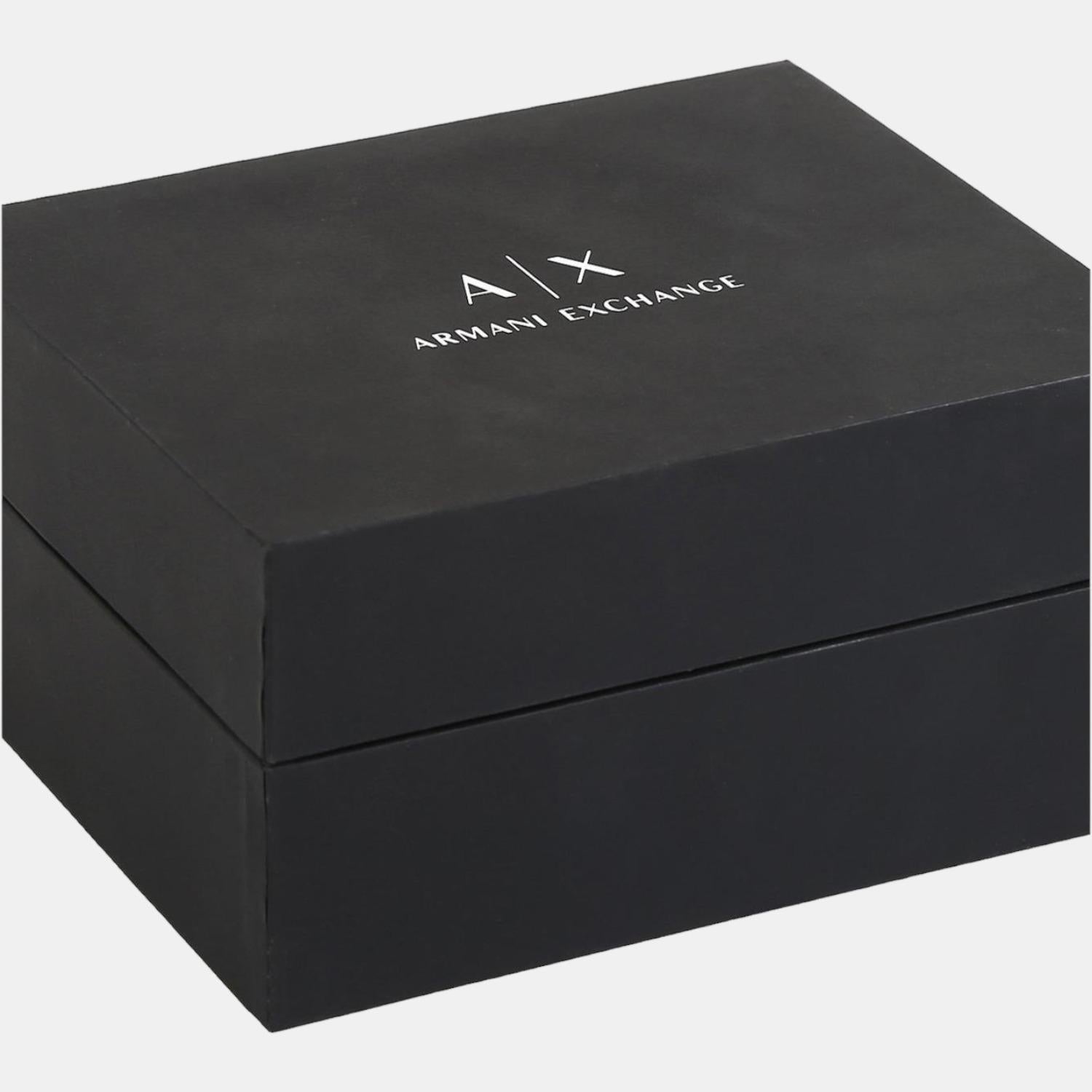 Armani Exchange Cayde Men Quartz Black Dial Analog Stainless Steel Watch AX2701 - view 6