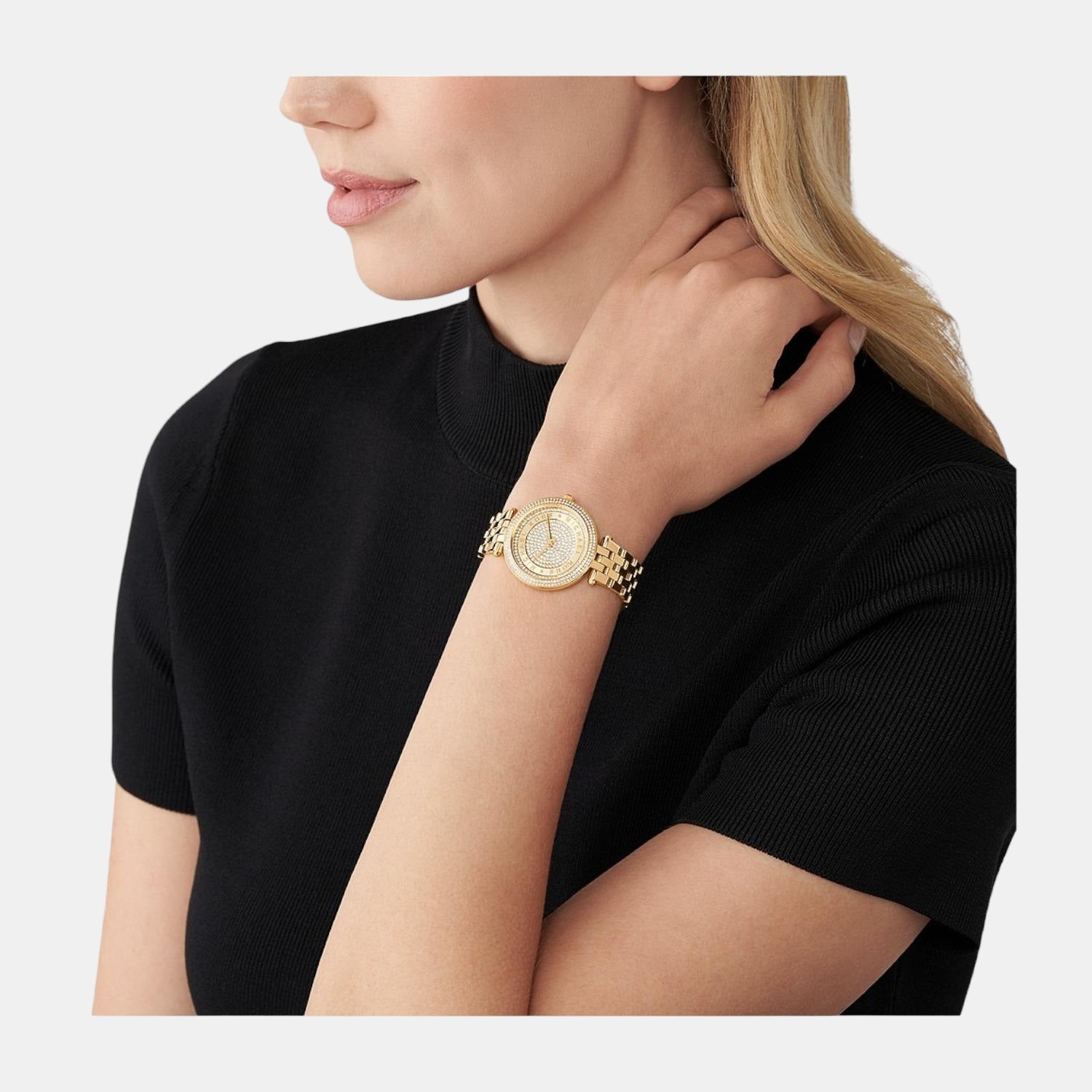 Michael Kors Darci Women Quartz Rose Gold Dial Analog Stainless Steel Watch MK4673 - view 4