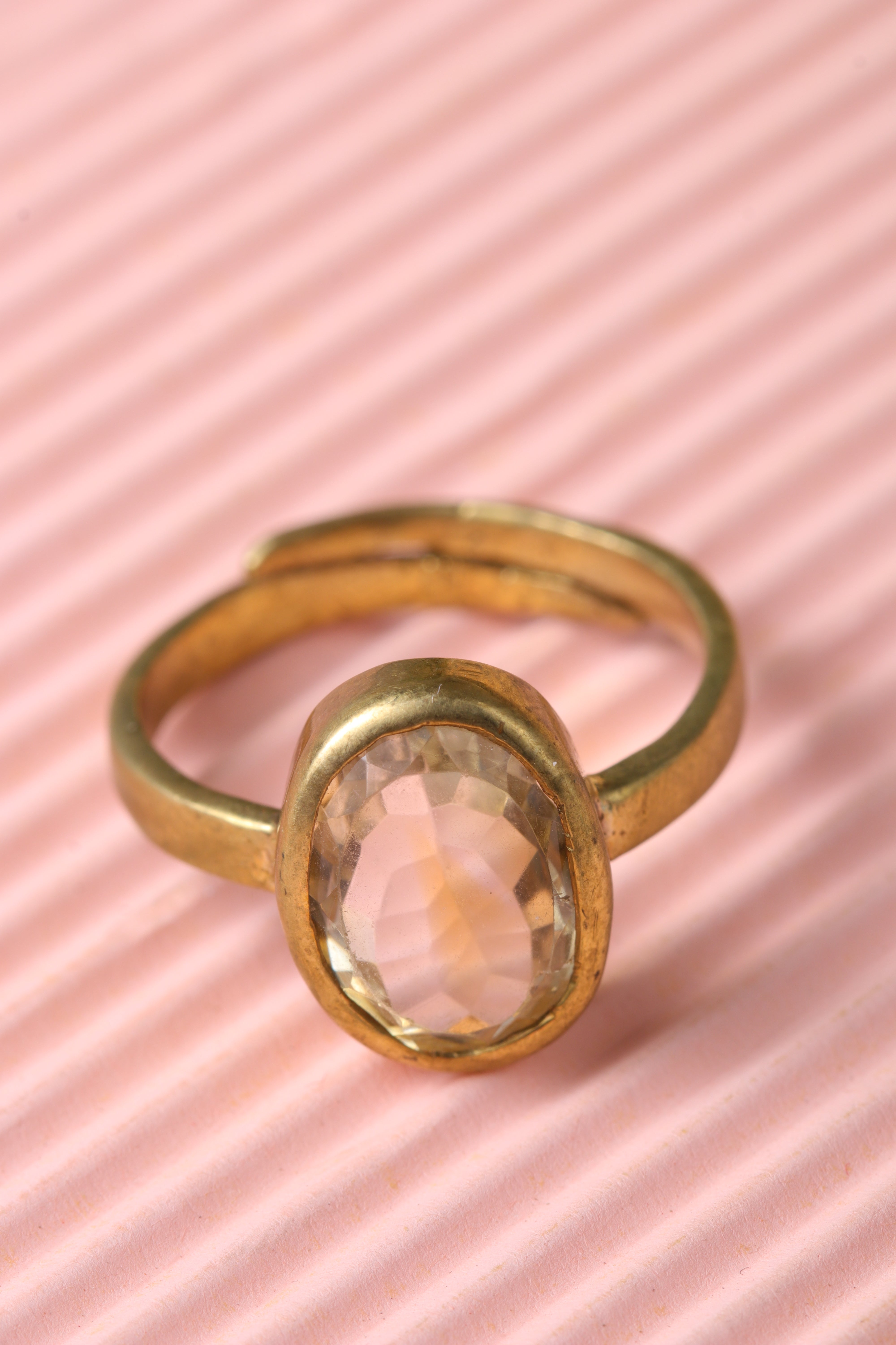 Sunehla citrine ring – Studio Vaidik Sunehla/ Citrine Ring 5.25 ratti