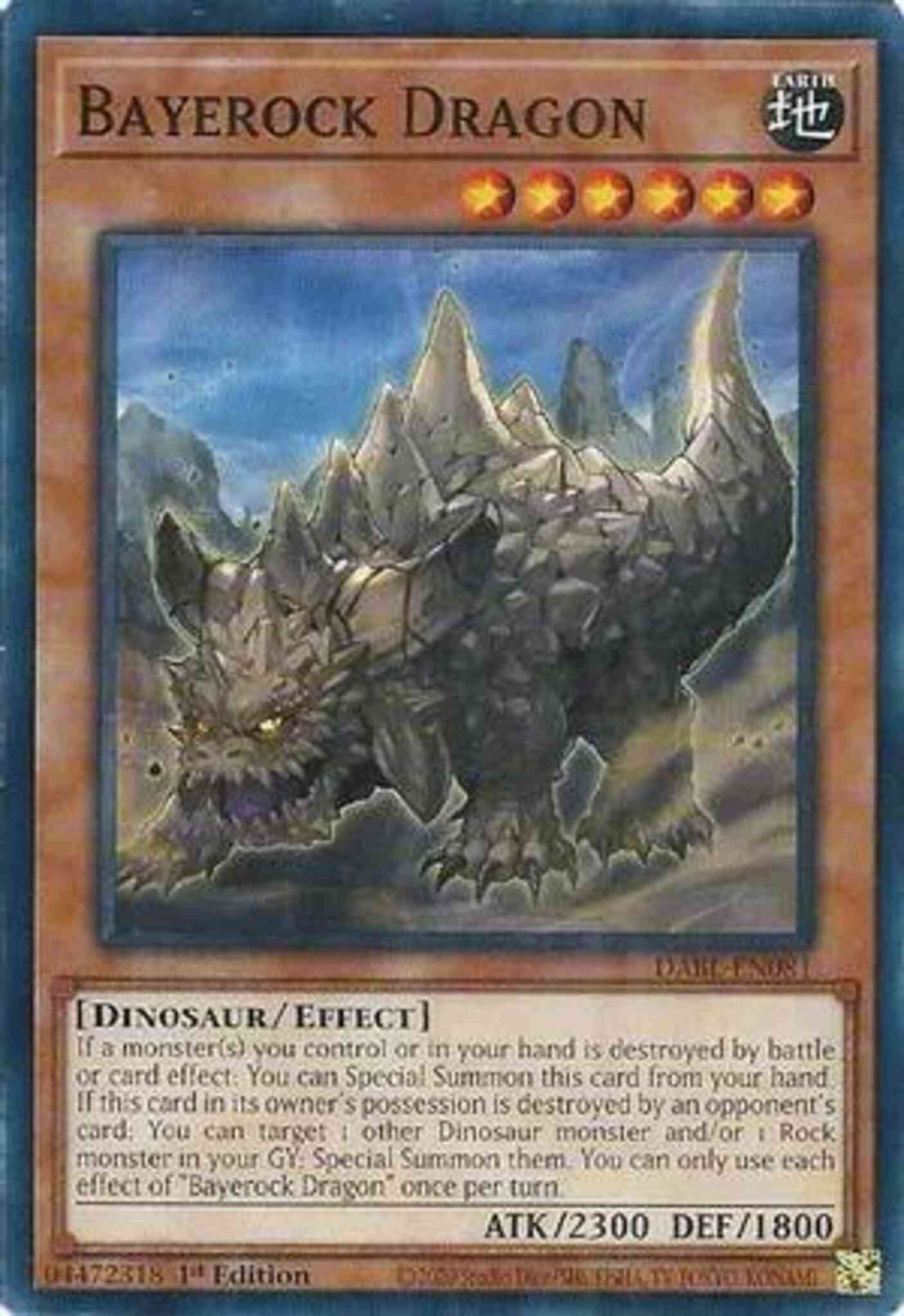 Yu-Gi-Oh! Bayerock Dragon - DABL-EN081 - Common - 1st Edition