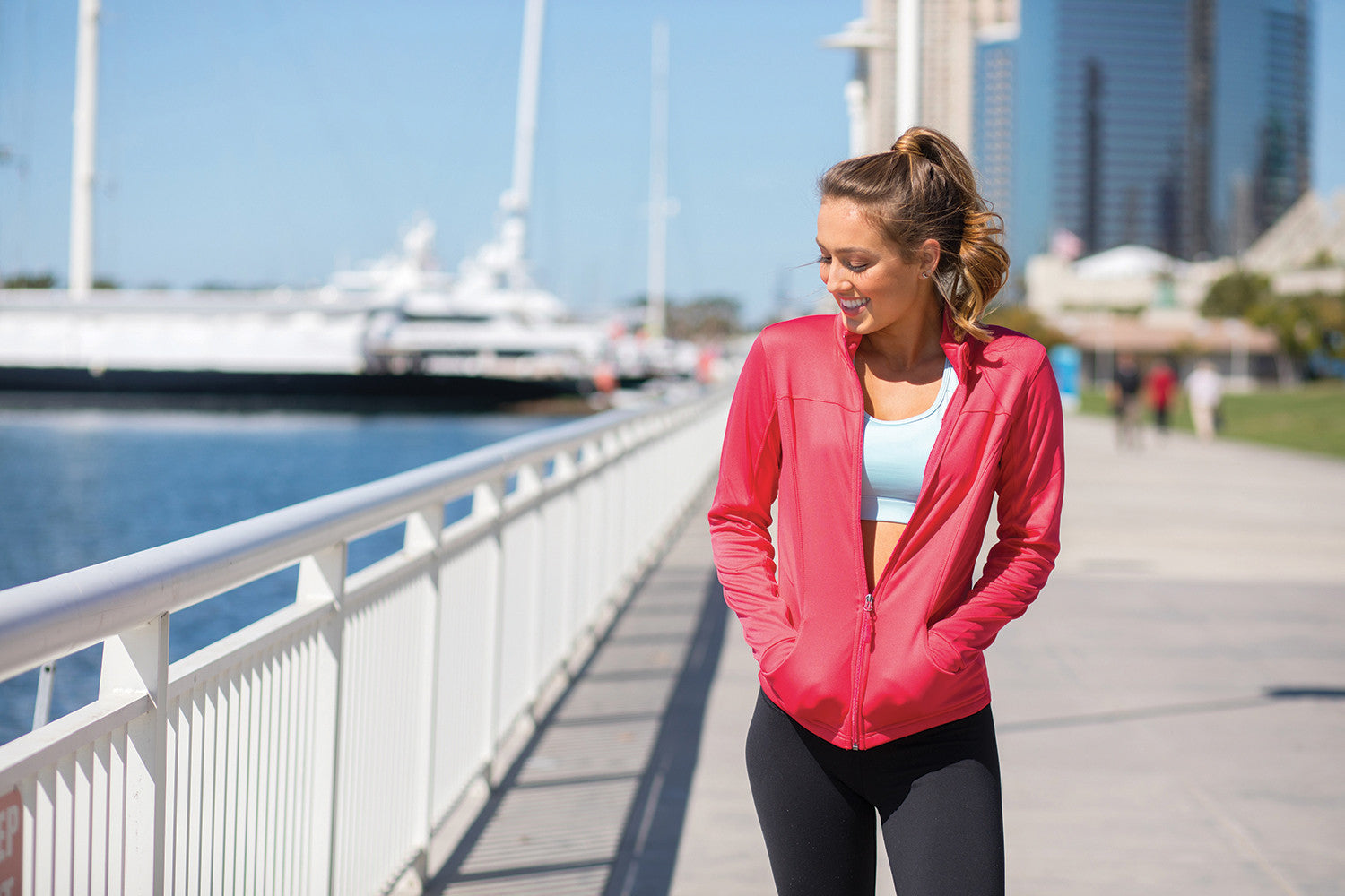 Independent Trading Company Women's Lightweight Poly-Tech Zip