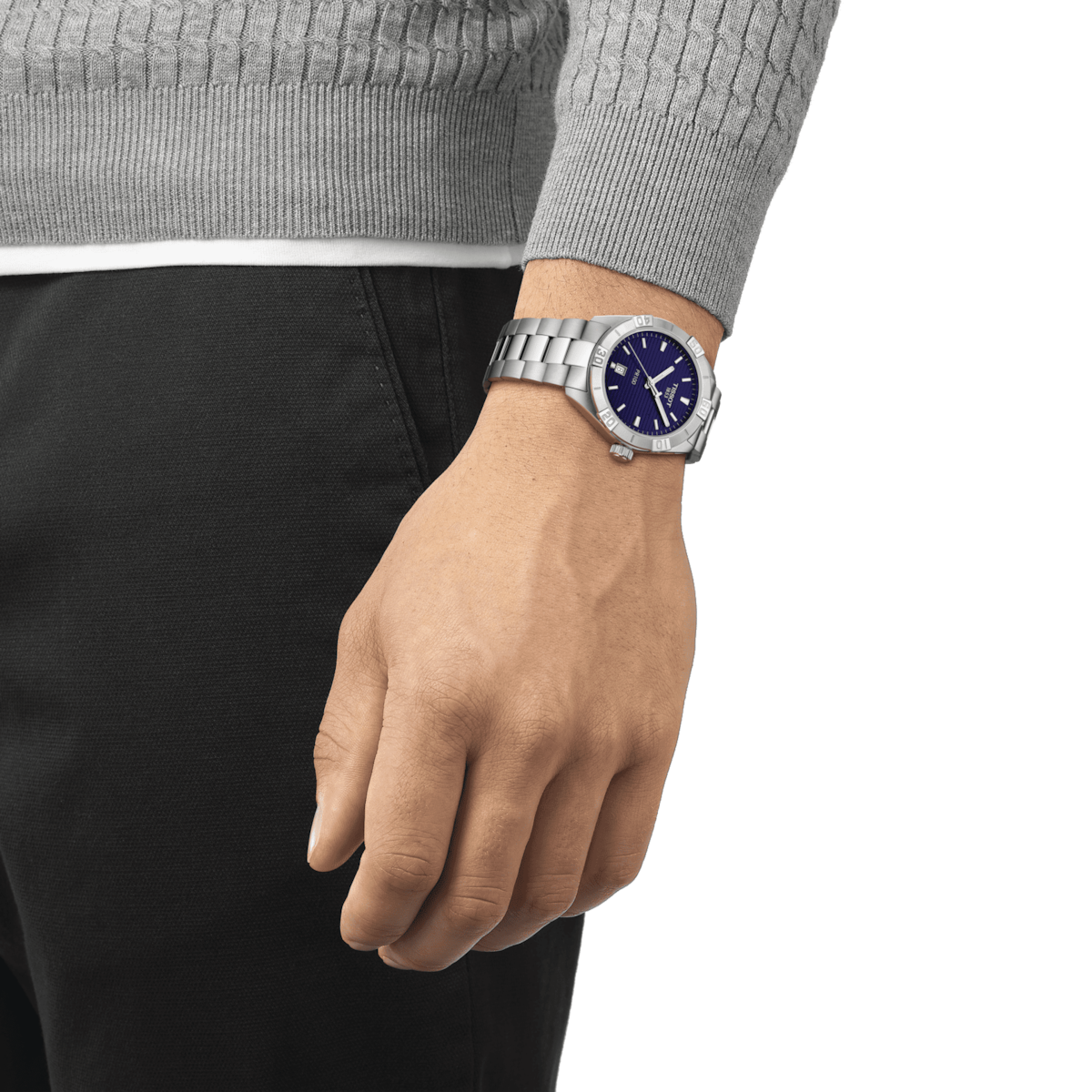 Tissot T-Classic Blue Dial Men 42mm - view 2