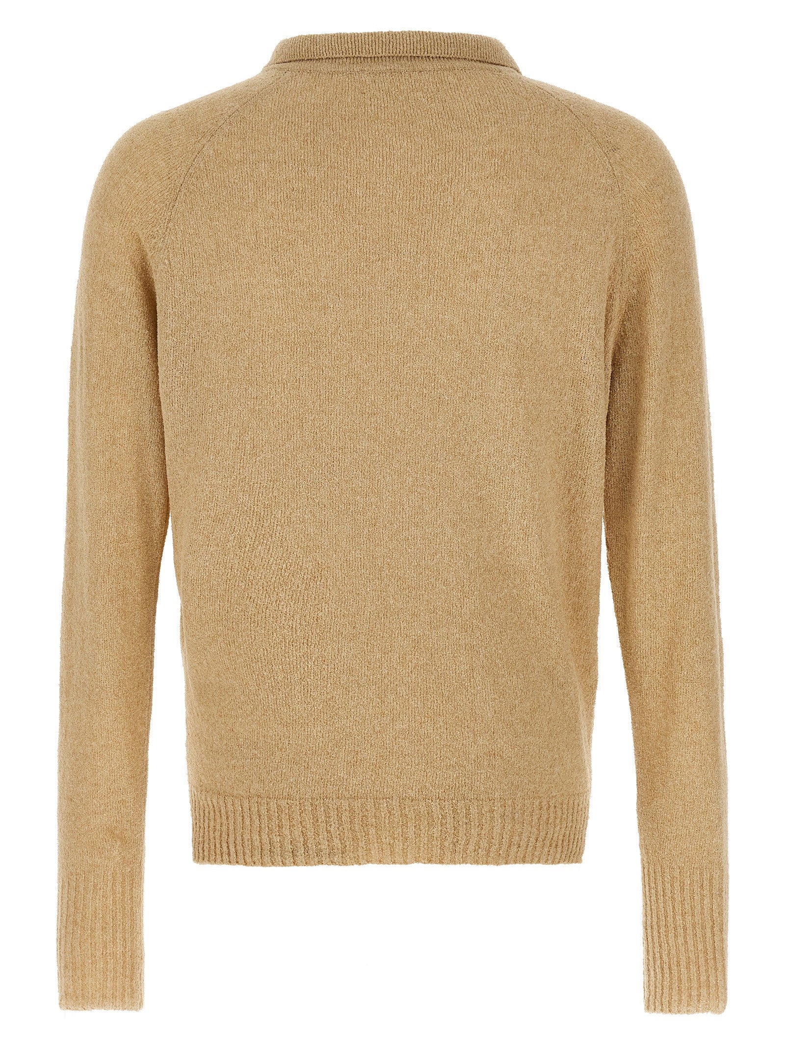 Ma'ry'ya Bouclé Cotton Polo Shirt - view 2