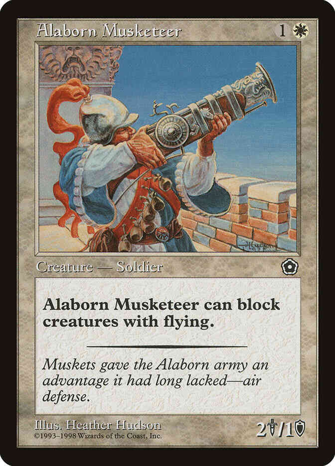 Alaborn musketeer 3 – Magic Alaborn Musketeer [3] [Portal Second Age] [Non-Foil]
