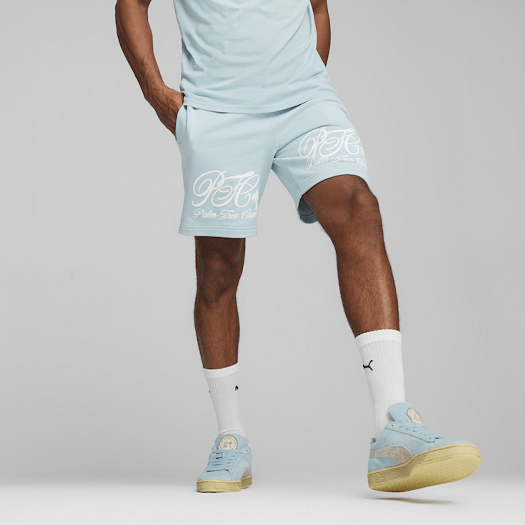 Puma | X PALM TREE CREW SHORTS { BLUE