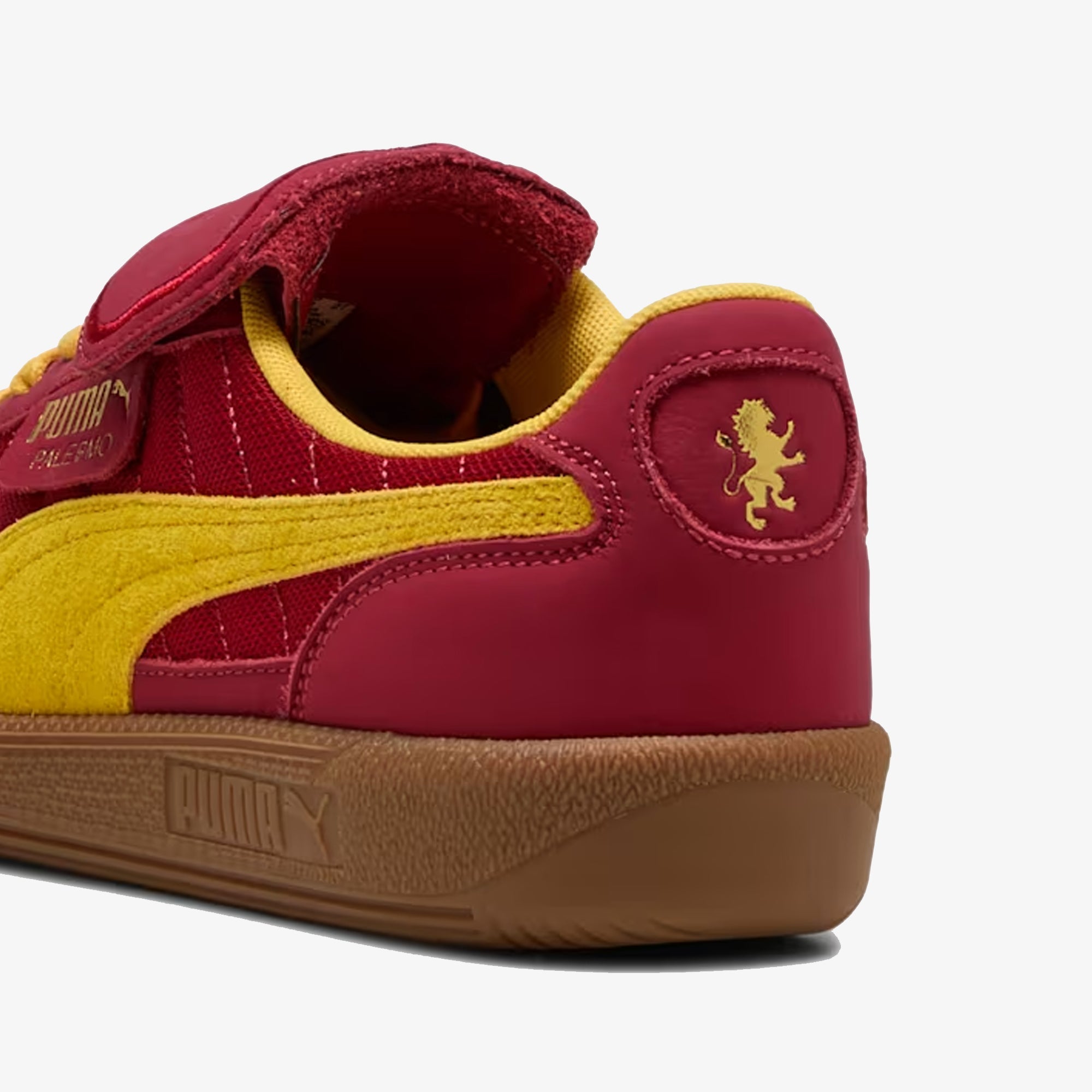 PUMA | x HARRY POTTER PALERMO HAIRY SUEDE FORMSTRIP { DARK CRIMSON-YELLOW SIZZLE - view 4