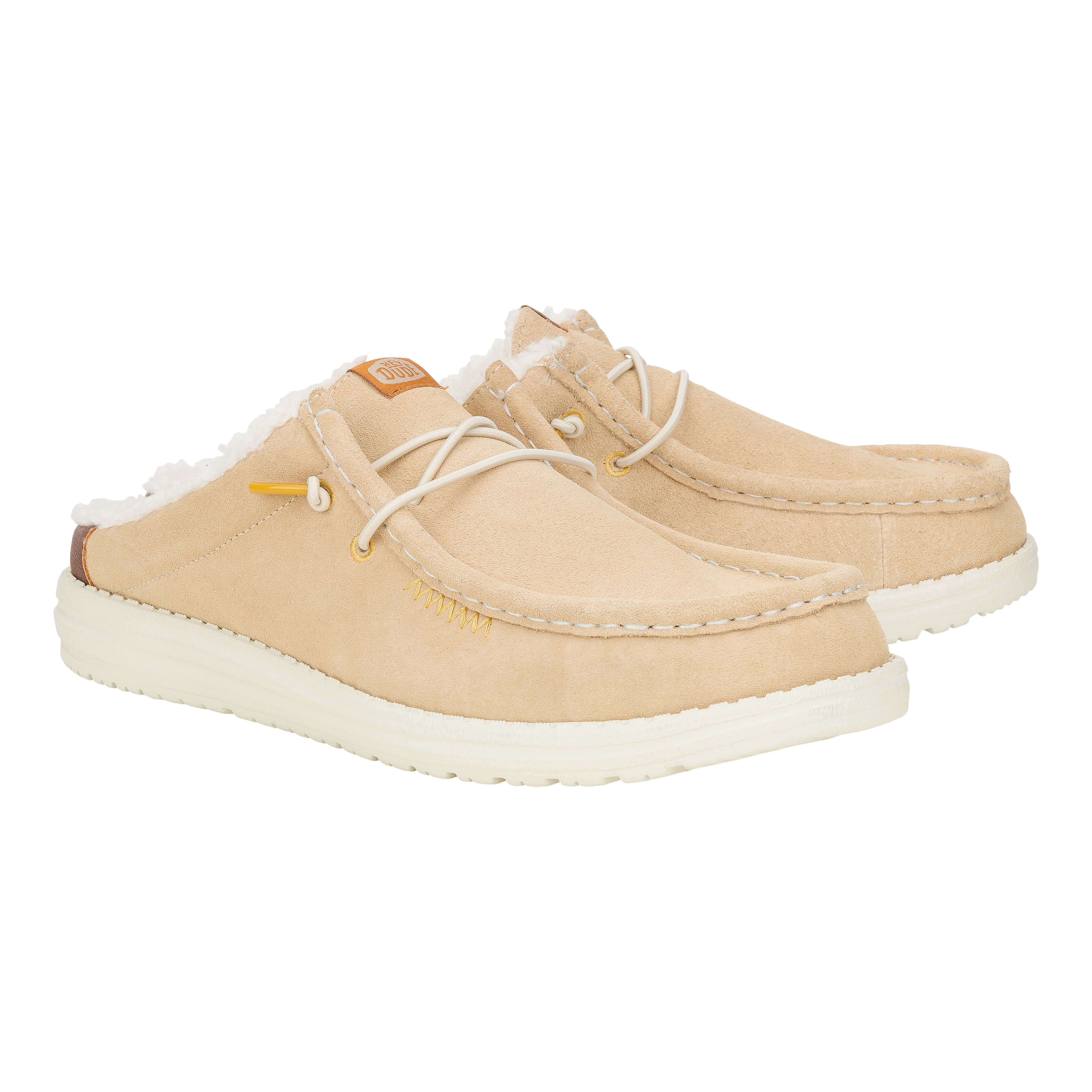 HEYDUDE shoes Wally Slip Warmth - Cream – Men's - view 2