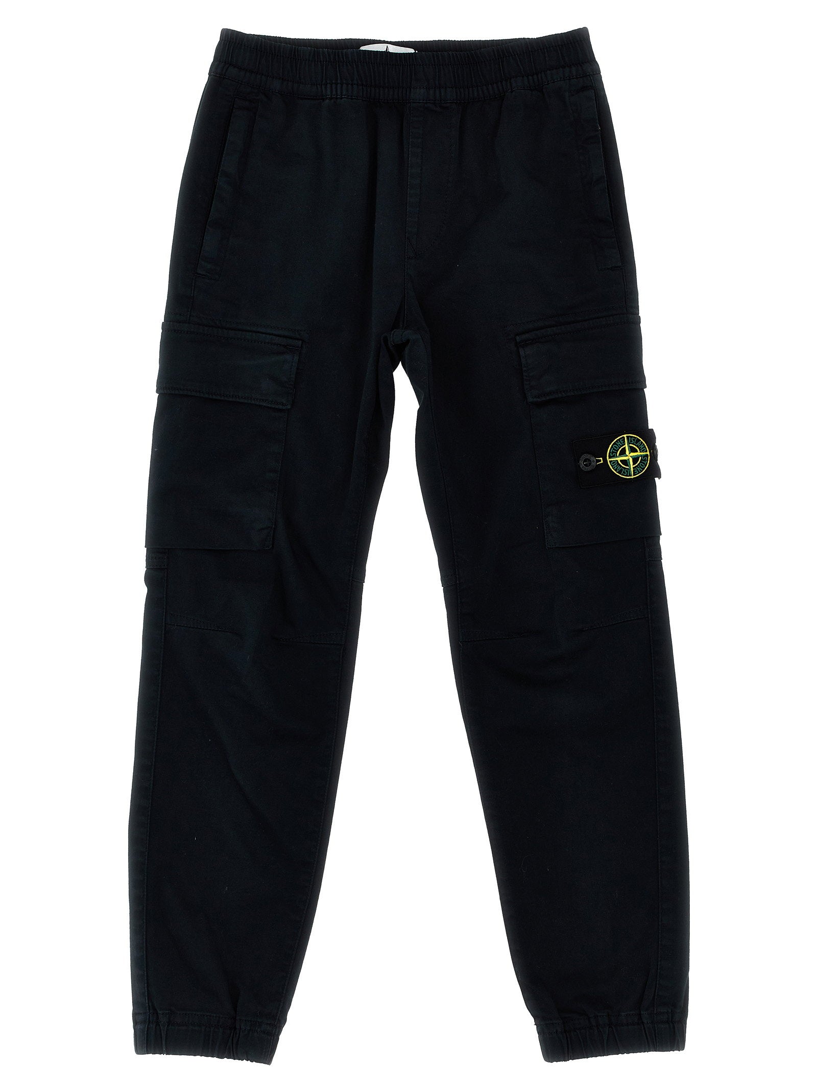 Stone Island Junior Cargo Pants – 100% cotton