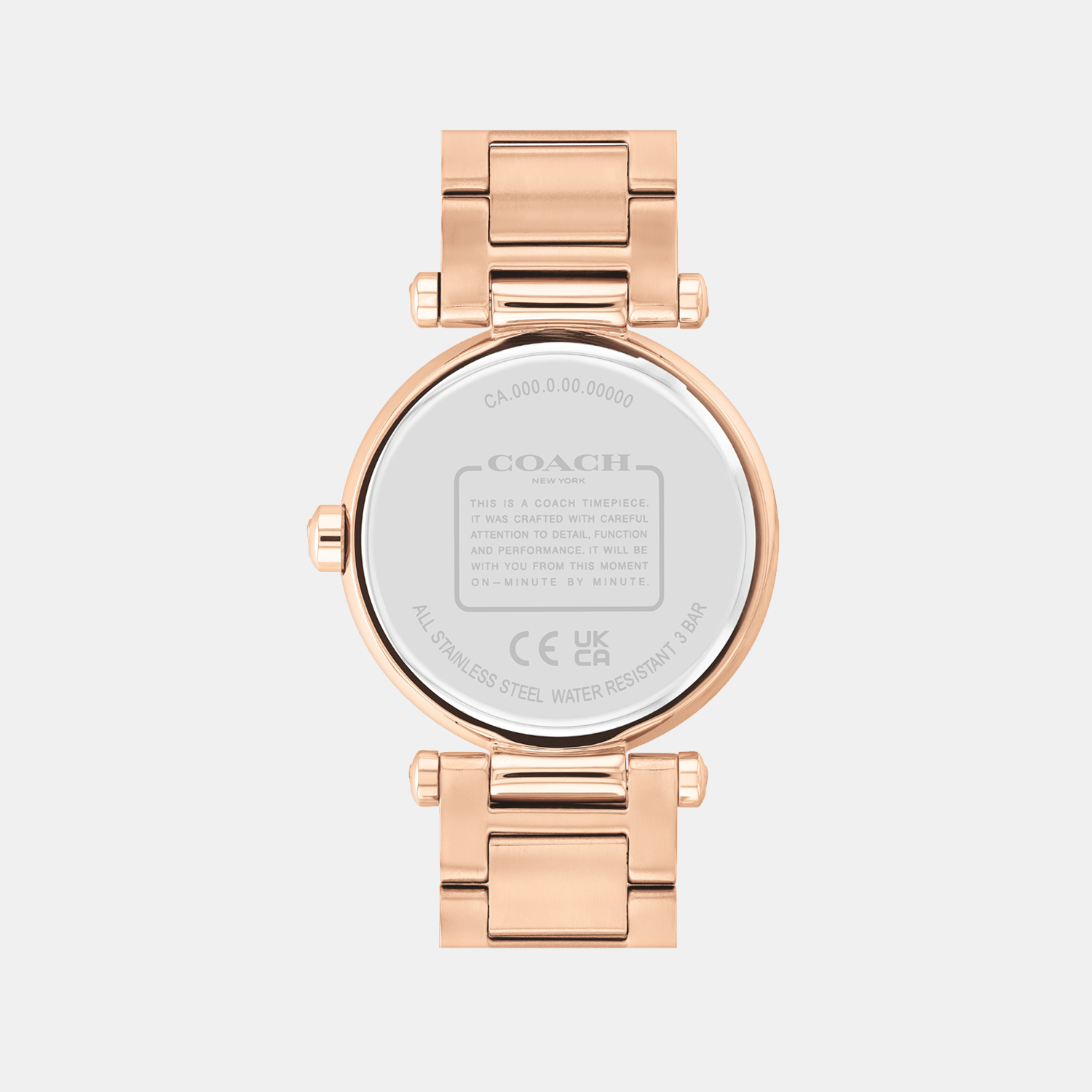 Coach Cary Women Quartz Carnation Gold Dial Analog Stainless Steel Watch 14504254 - view 3
