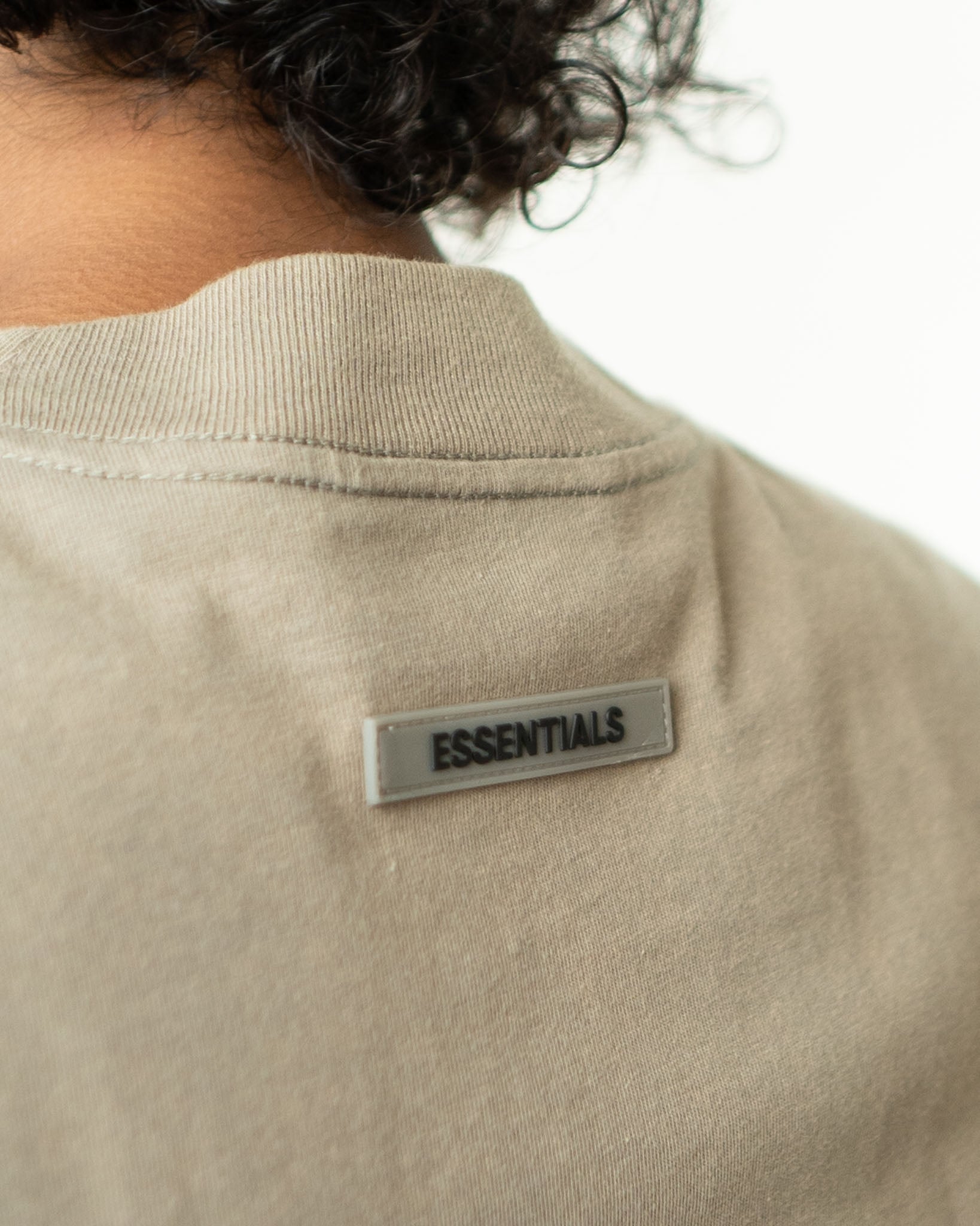 Fear Of God Essentials SS22 Long Sleeve T-Shirt 'Dark Oatmeal' - view 6