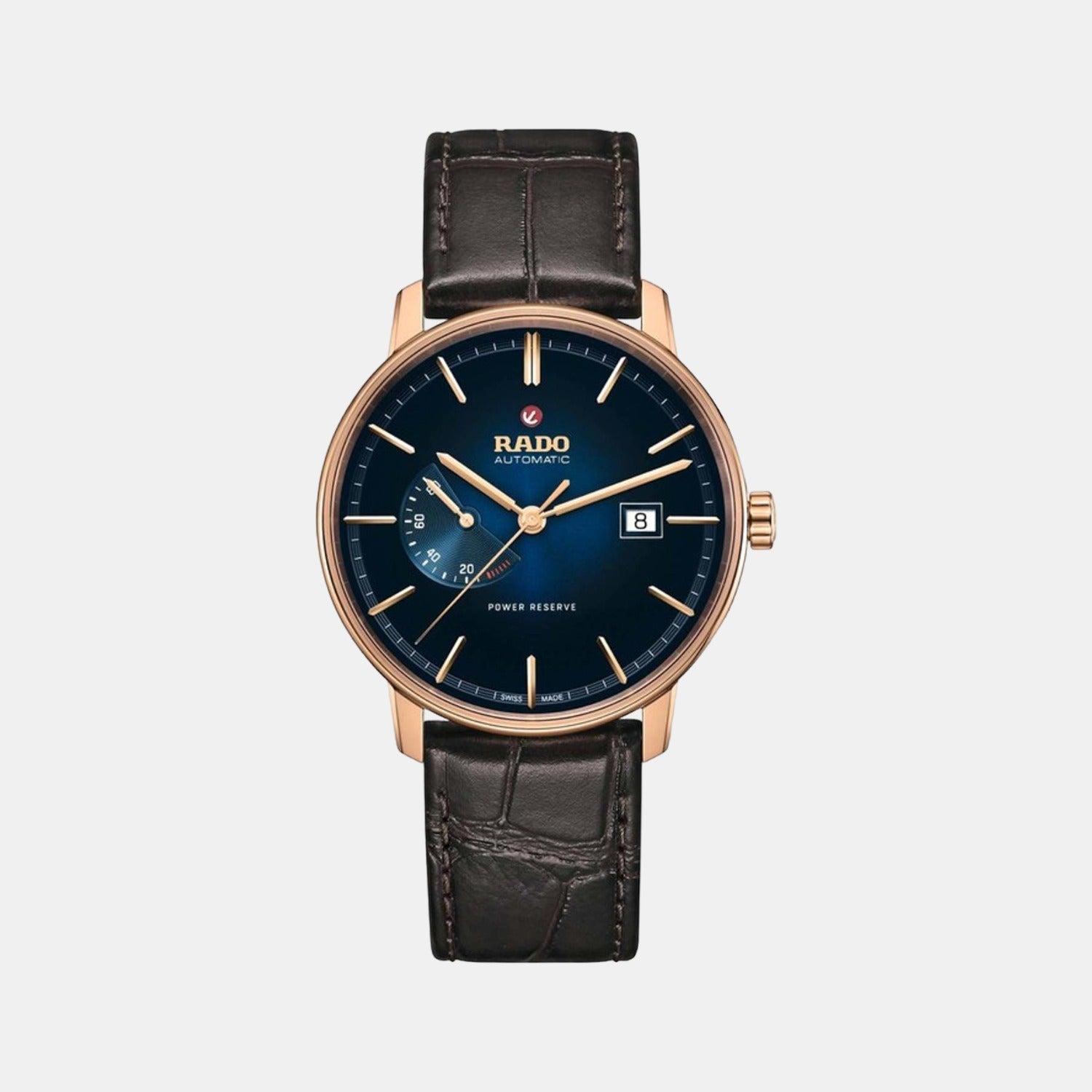 Rado Coupole Men Automatic Blue Dial Analog Leather Watch R22879215