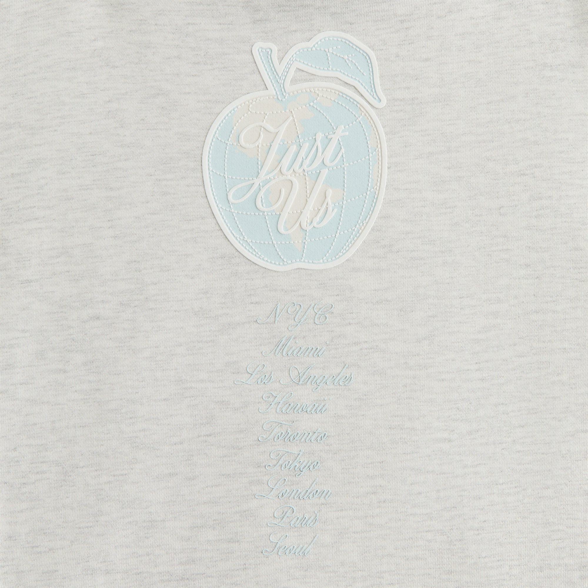 Kith Kids New York to the World Hoodie - Light Heather Grey - view 4