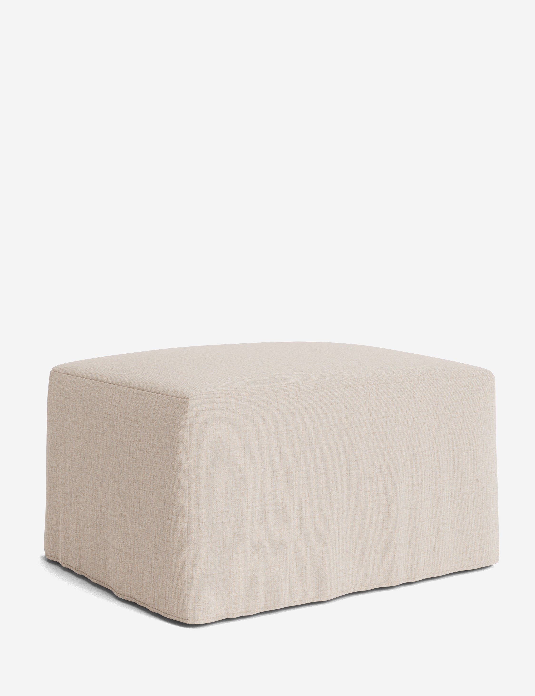 Lulu and Georgia Portola Slipcover Ottoman - view 188