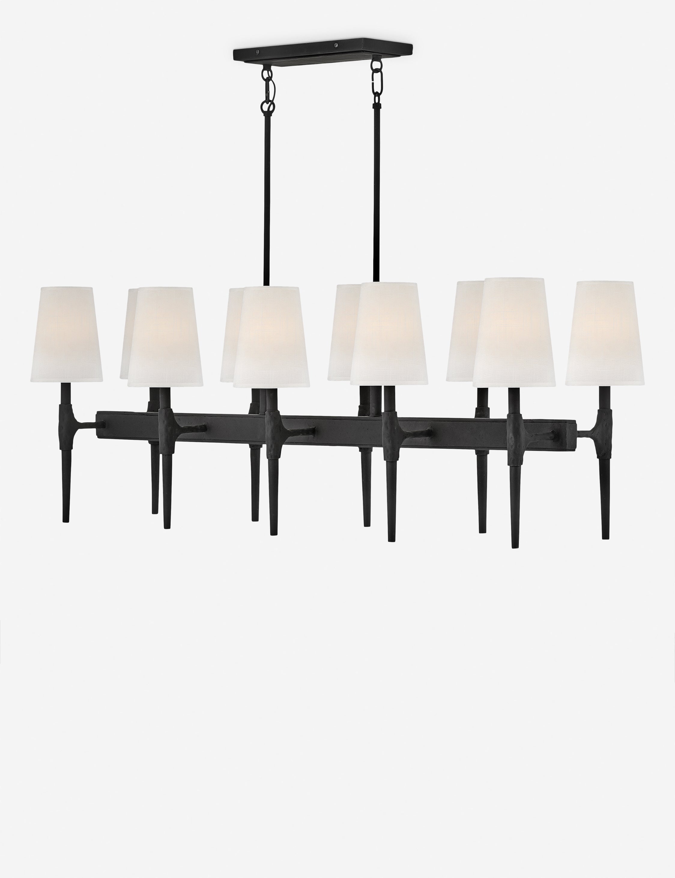 Lulu and Georgia Ingle Linear Chandelier – Black