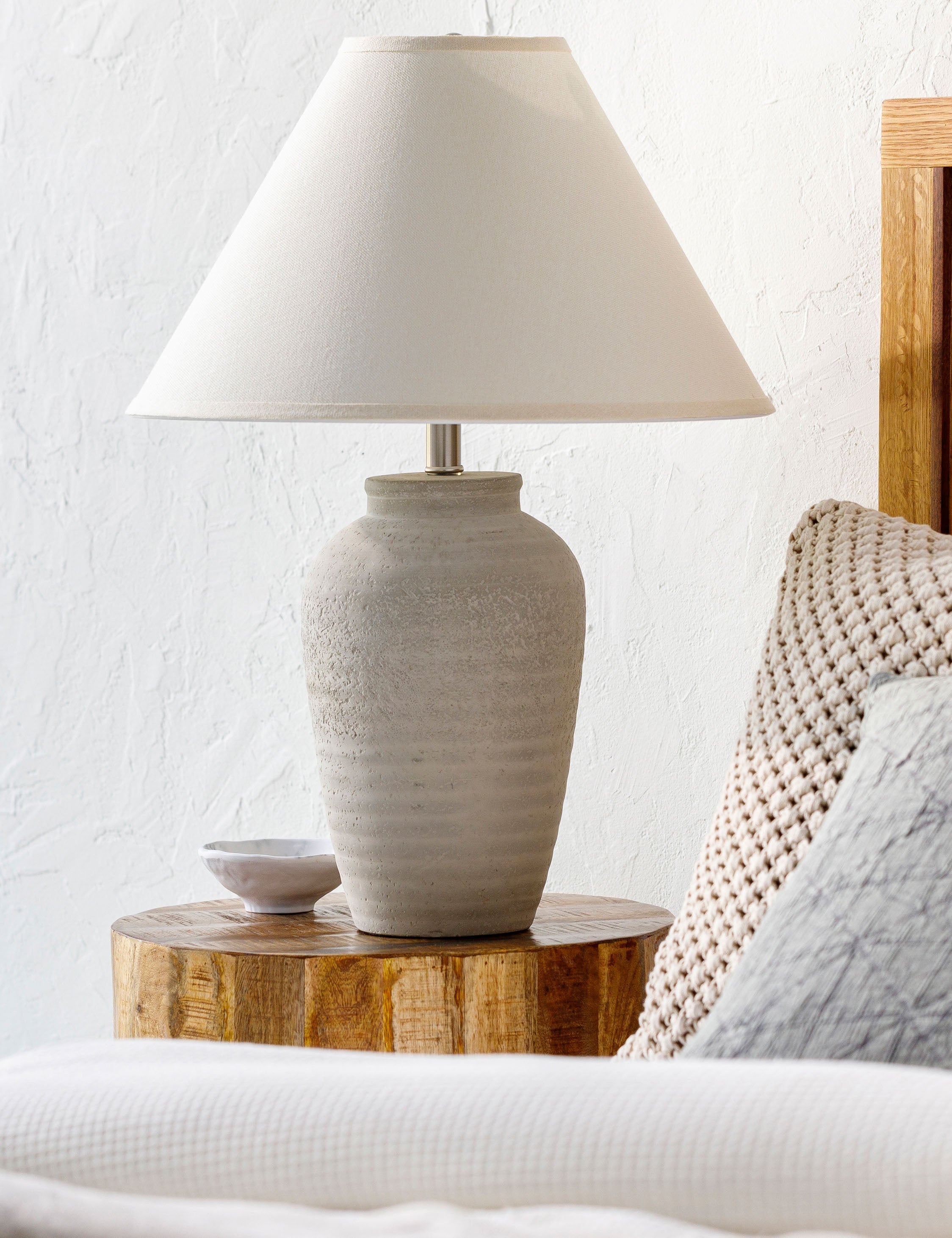 Lulu and Georgia Waters Table Lamp – Beige - view 2