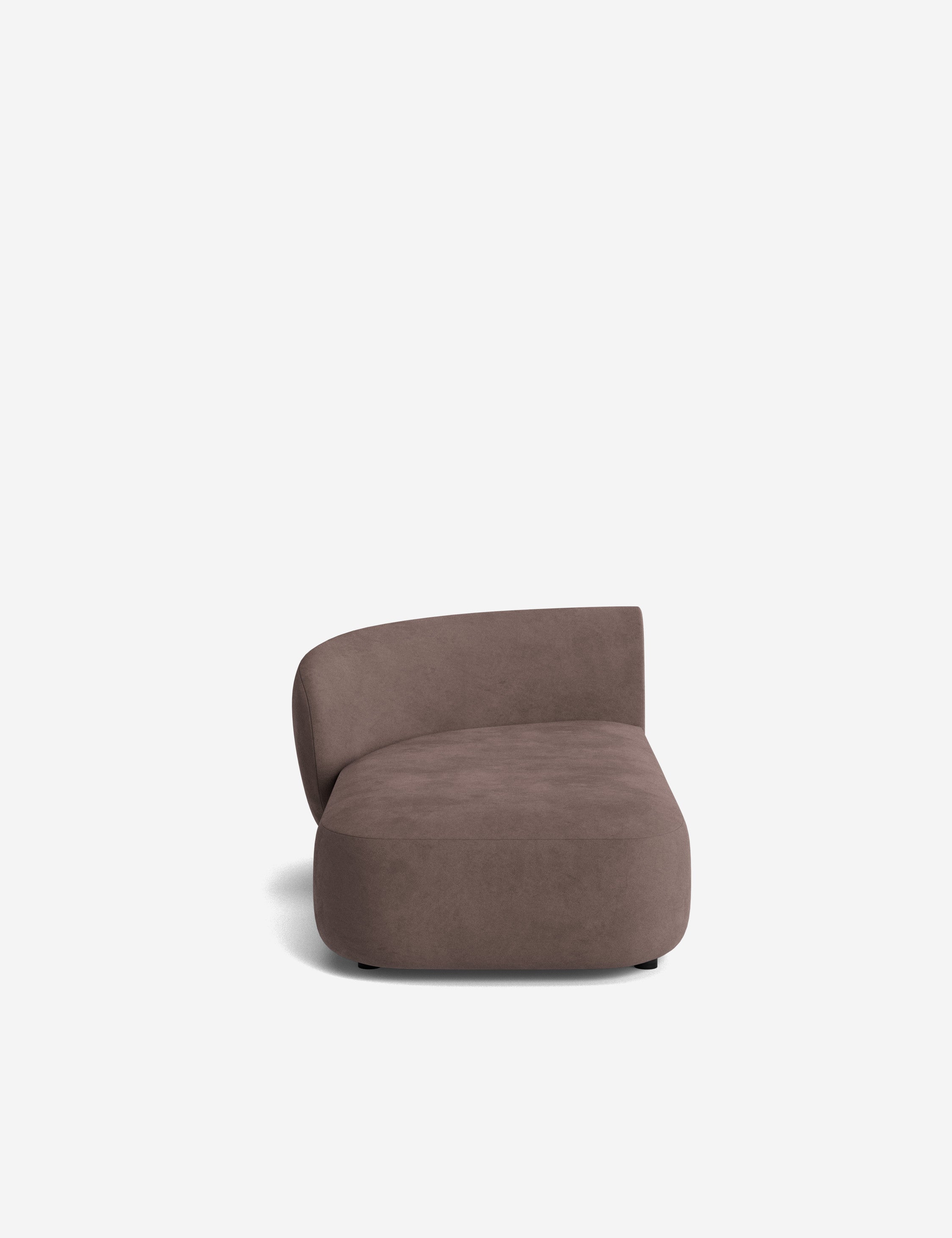 Lulu and Georgia Claret Modular Left Chaise - view 102
