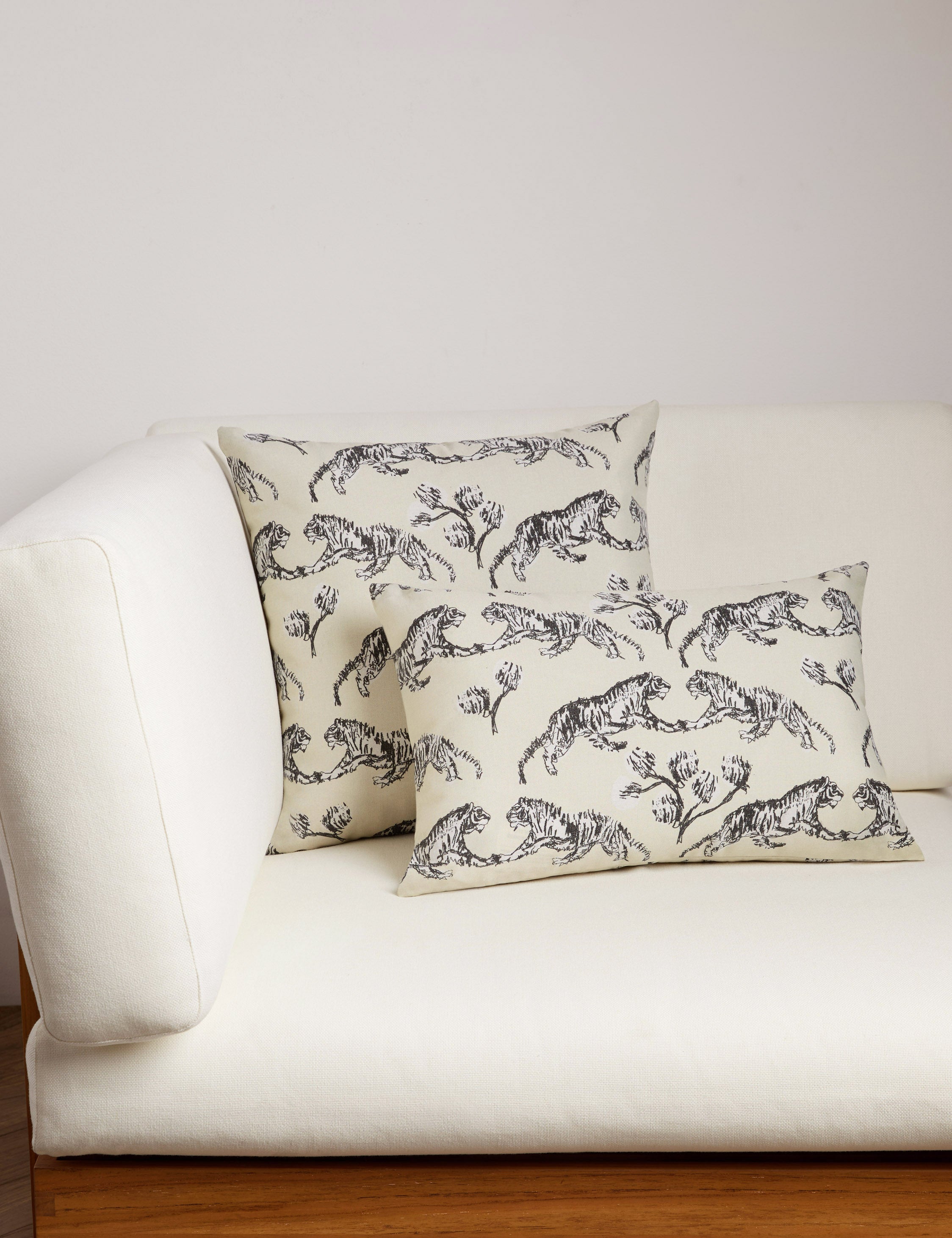 Lulu and Georgia Tiger Indoor / Outdoor Pillow by Sarah Sherman Samuel - view 2