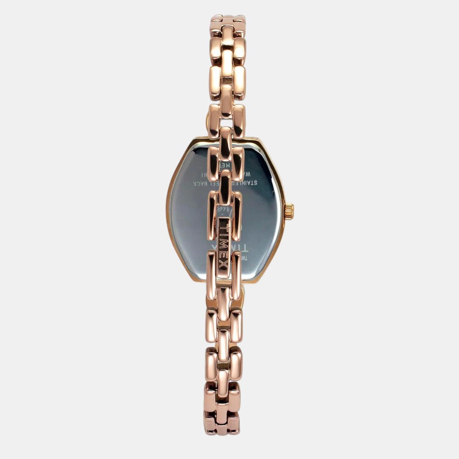 Timex Fria Women Quartz Mother Of Pearl Dial Analog Brass Watch TWEL19702 - view 4
