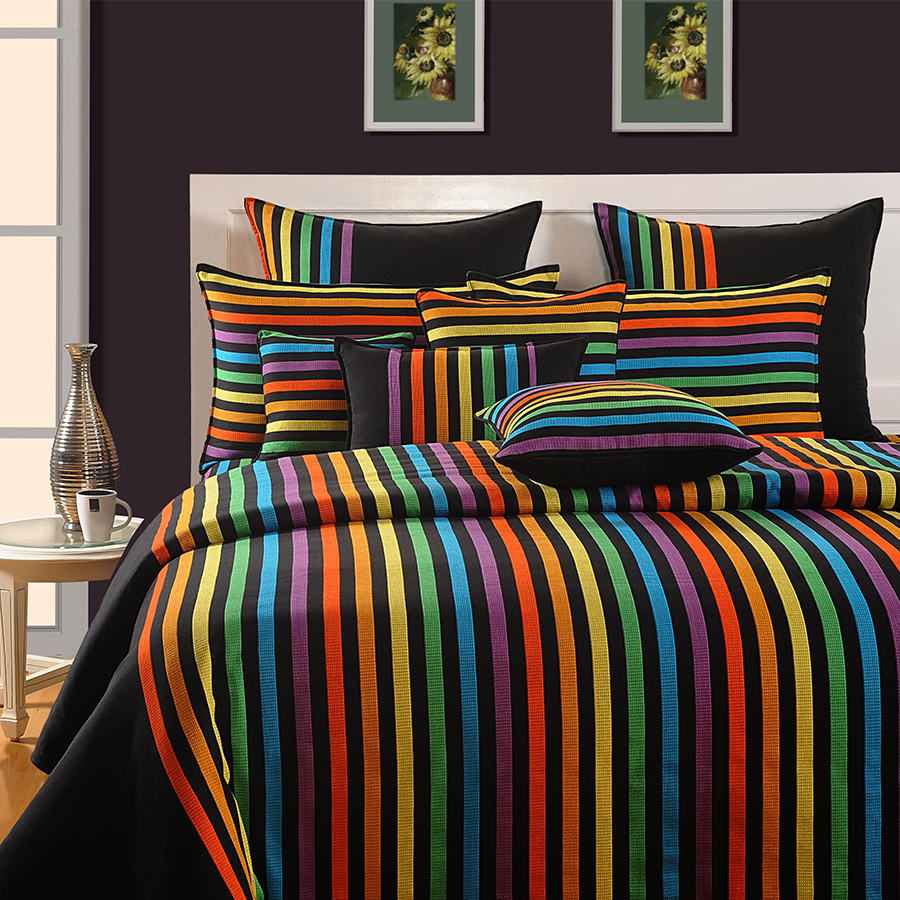 Swayam India Eclectic Neon Bed Sheet- Magical Linea/ D.no.1504