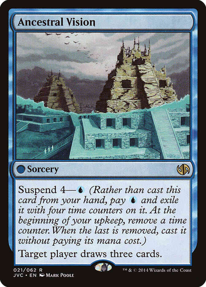 Ancestral vision 21 – Magic Ancestral Vision [21] [Duel Decks Anthology: Jace vs. Chandra] [Non-Foil]