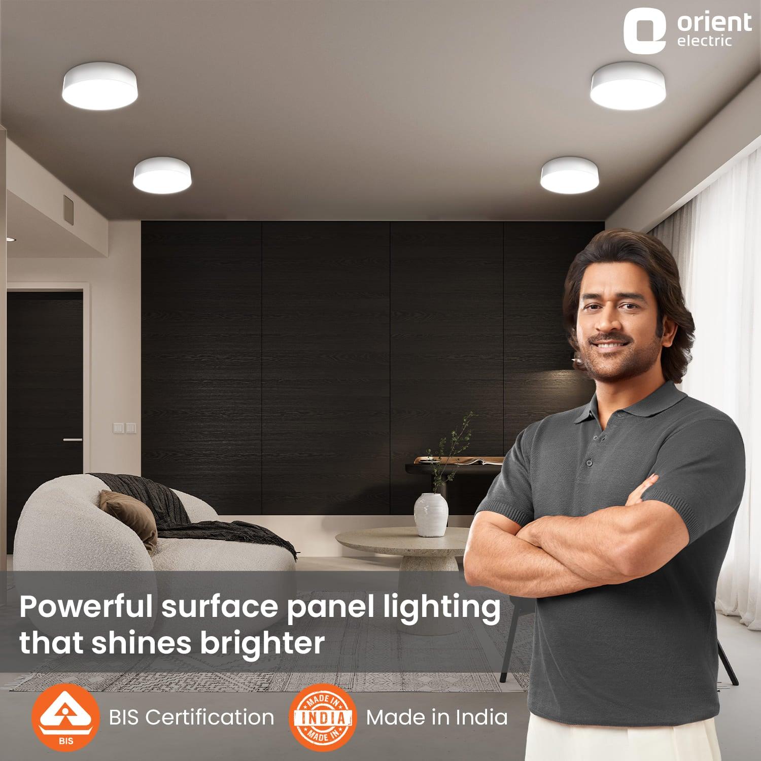 Orient Electric Rimless LED Surface Panel Light | Wide Voltage Operation | BIS Certified - view 4