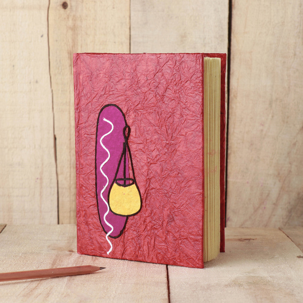 KHUSHBASH - HAPPY LOOM OF EAST Bengal Handmade Paper Notebook (7.5 x 5 in)