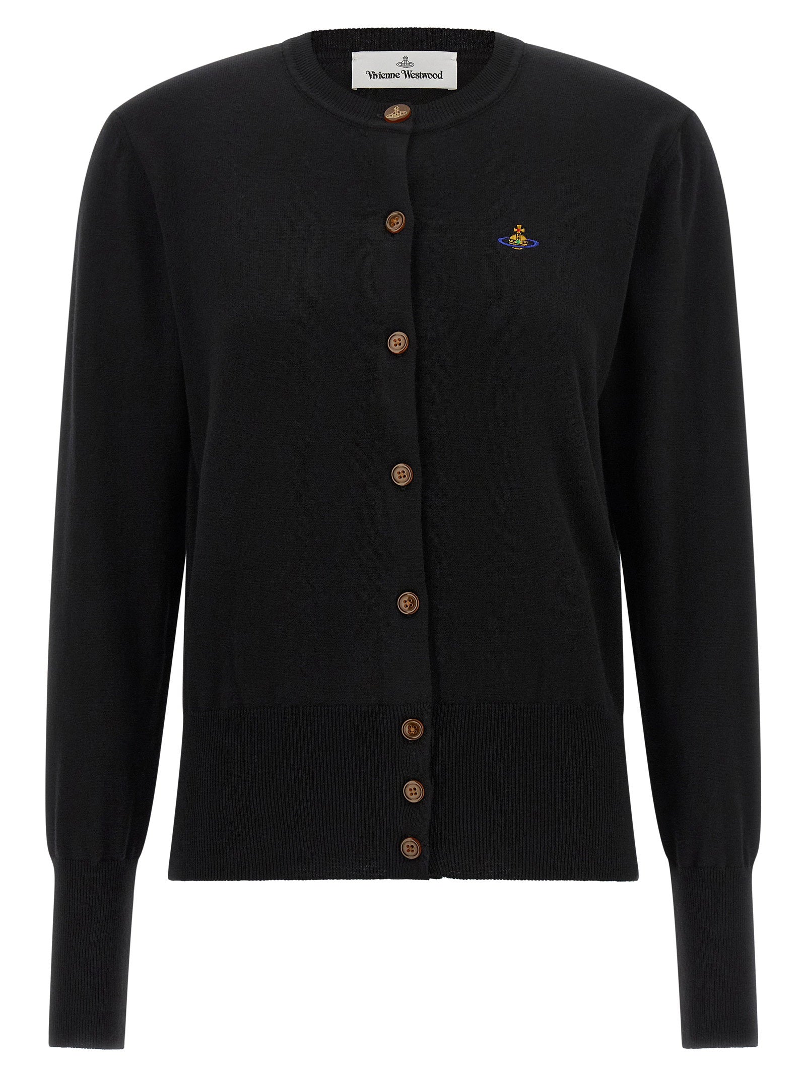 Vivienne Westwood Bea Crew-neck Cardigan – 85% cotton 15% cashmere