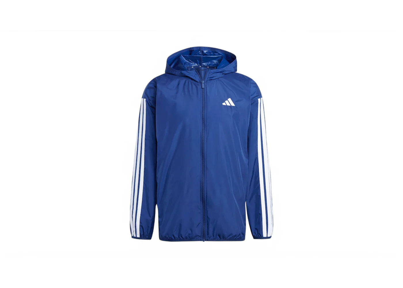 adidas Essentials 3-Stripes Windbreaker Dark Blue/White