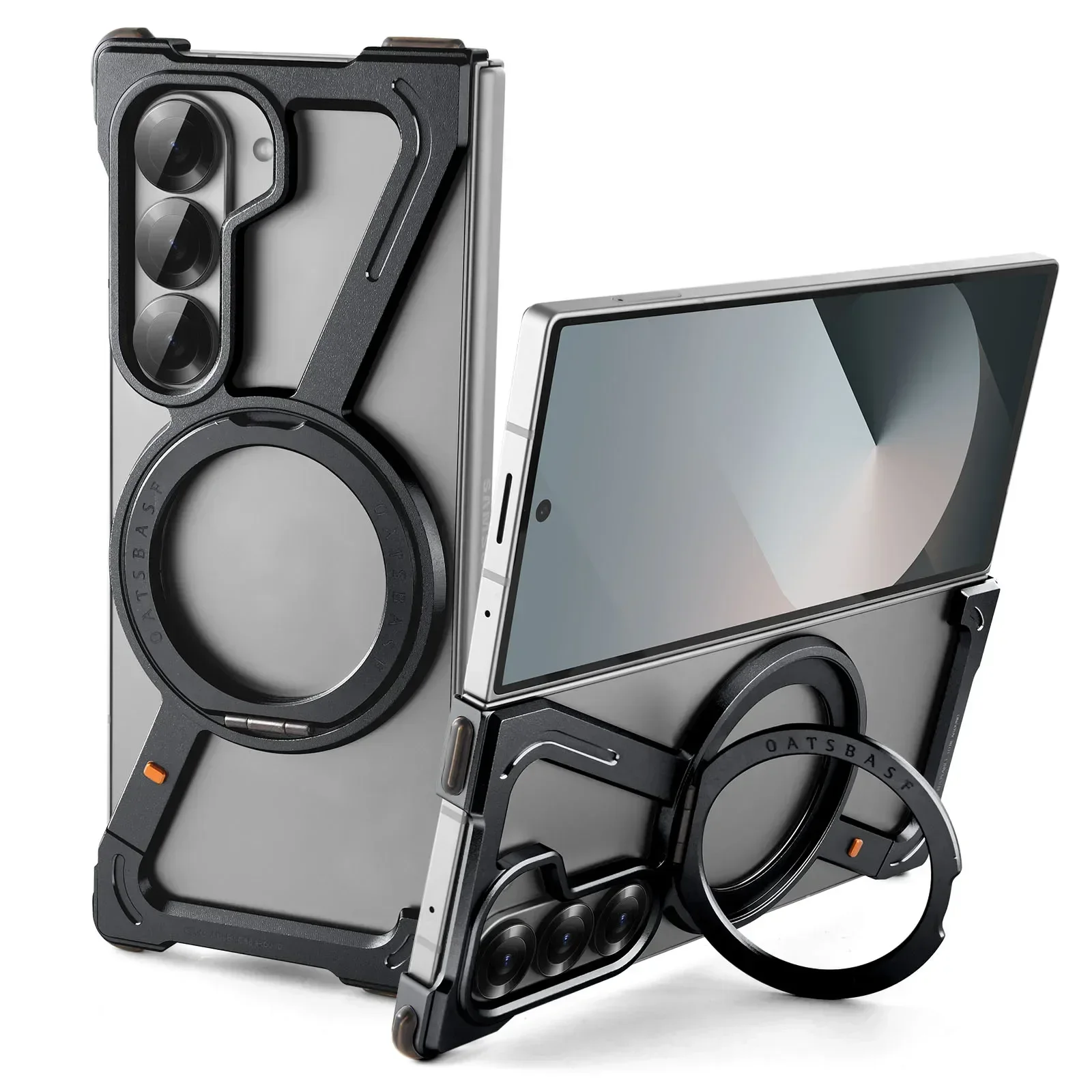 Million Cases Galaxy Z Fold Series Corner Guard Titanium Magnetic Case