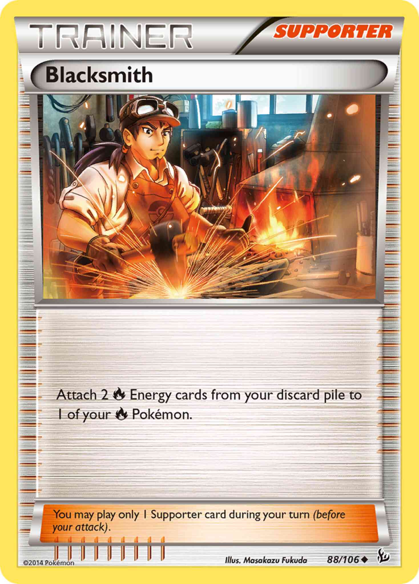 Uncommon xy2-88 reverse – Pokémon Blacksmith - 88/106 - Uncommon [xy2-88] [Reverse Holo]