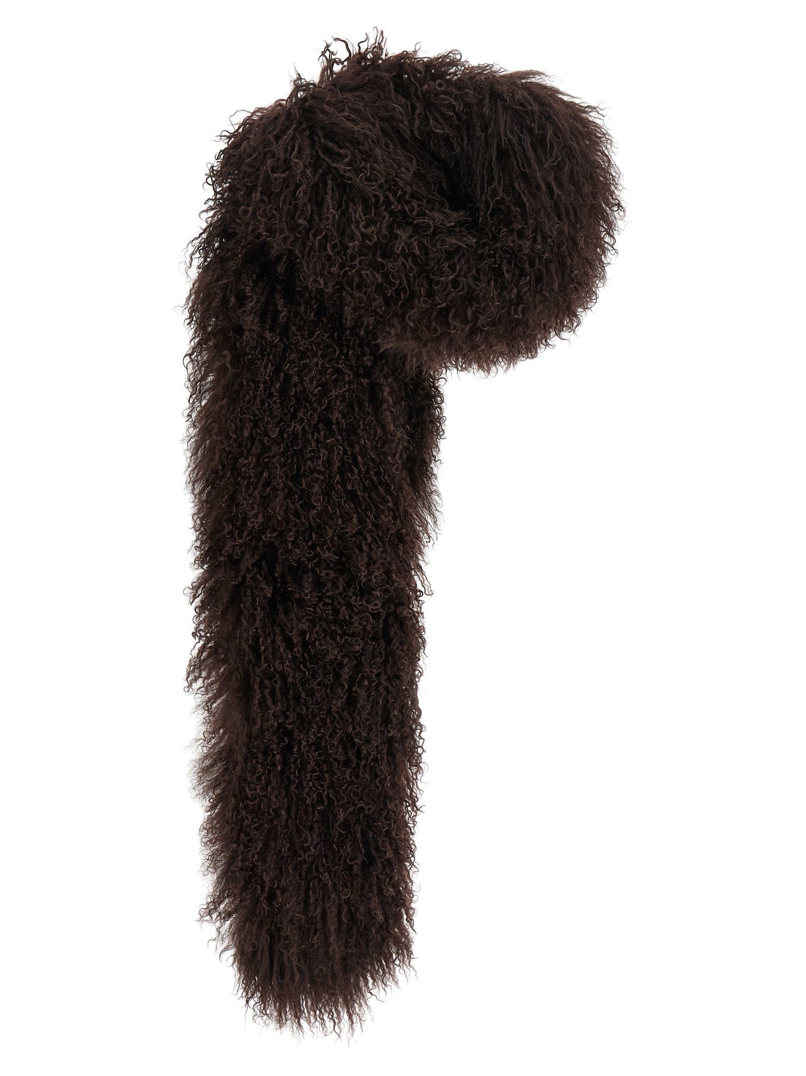 Yves Salomon Mongolian Sheepskin Scarf - view 2