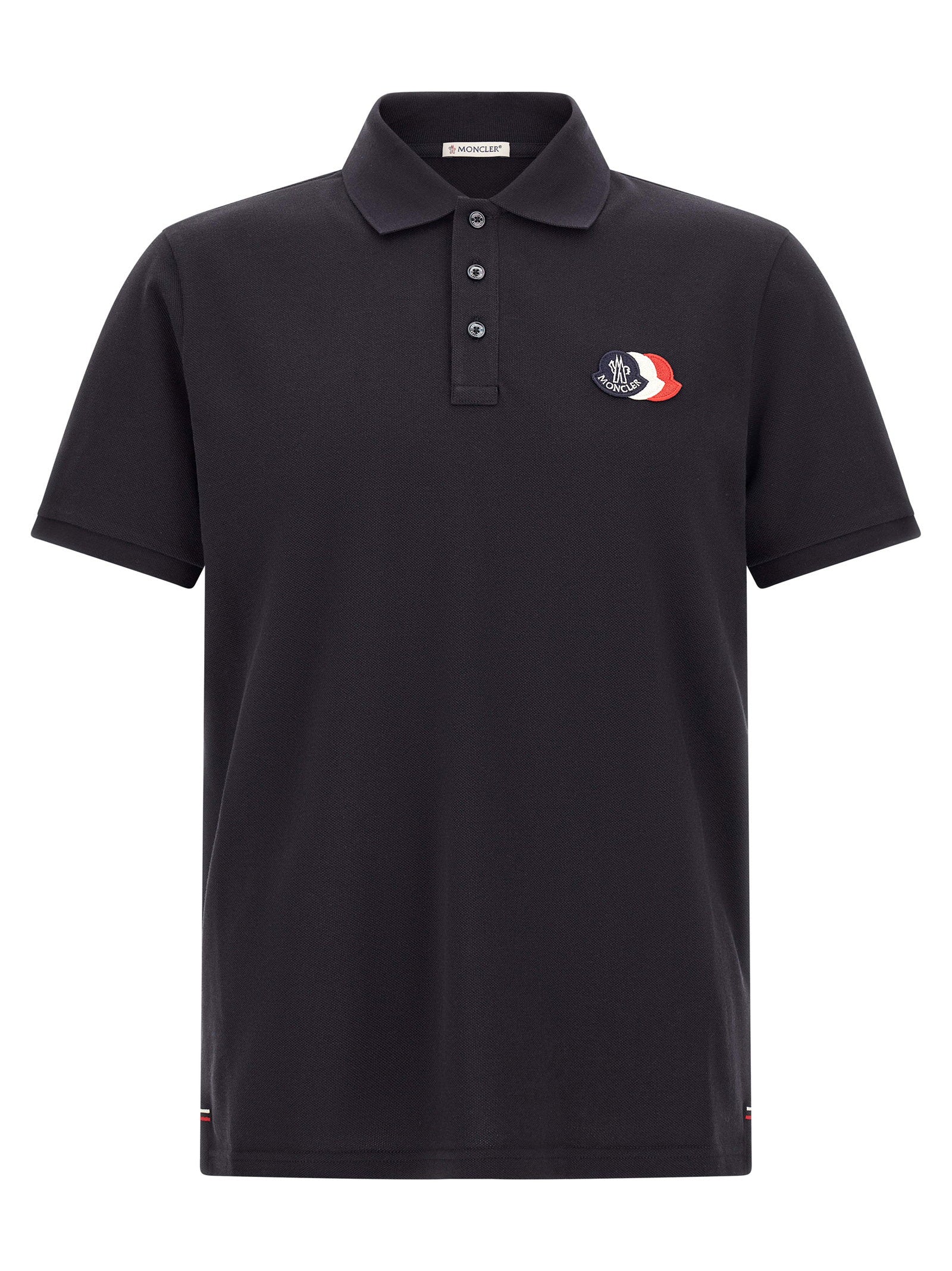 Moncler Triple Logo Polo Shirt – 100% cotton