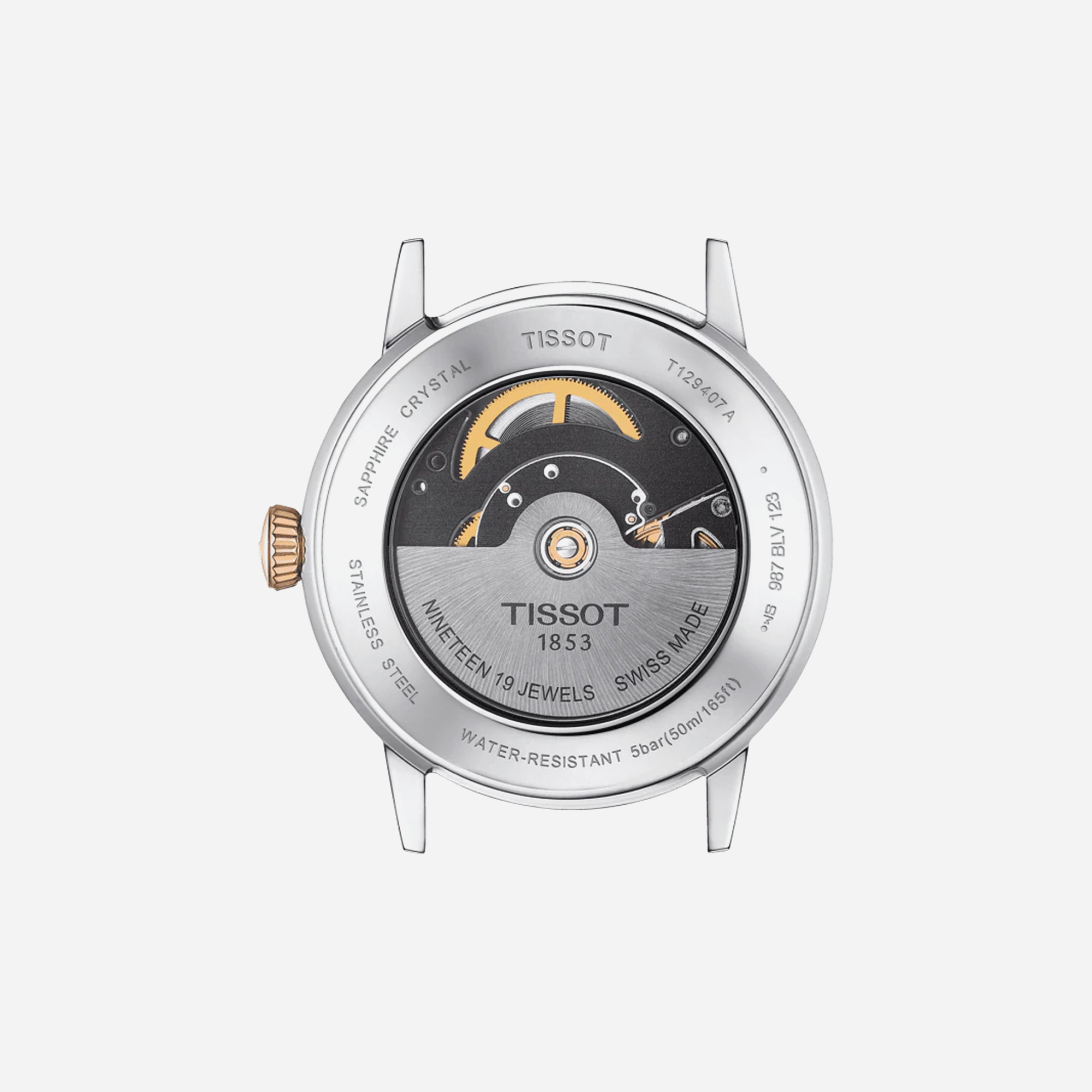 Tissot Classic Dream Swissmatic Silver Dial 42mm Two-Tone Stainless Steel Automatic Watch - view 2