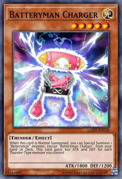 Yu-Gi-Oh! Batteryman Charger - LODT-EN030 - Common - Unlimited