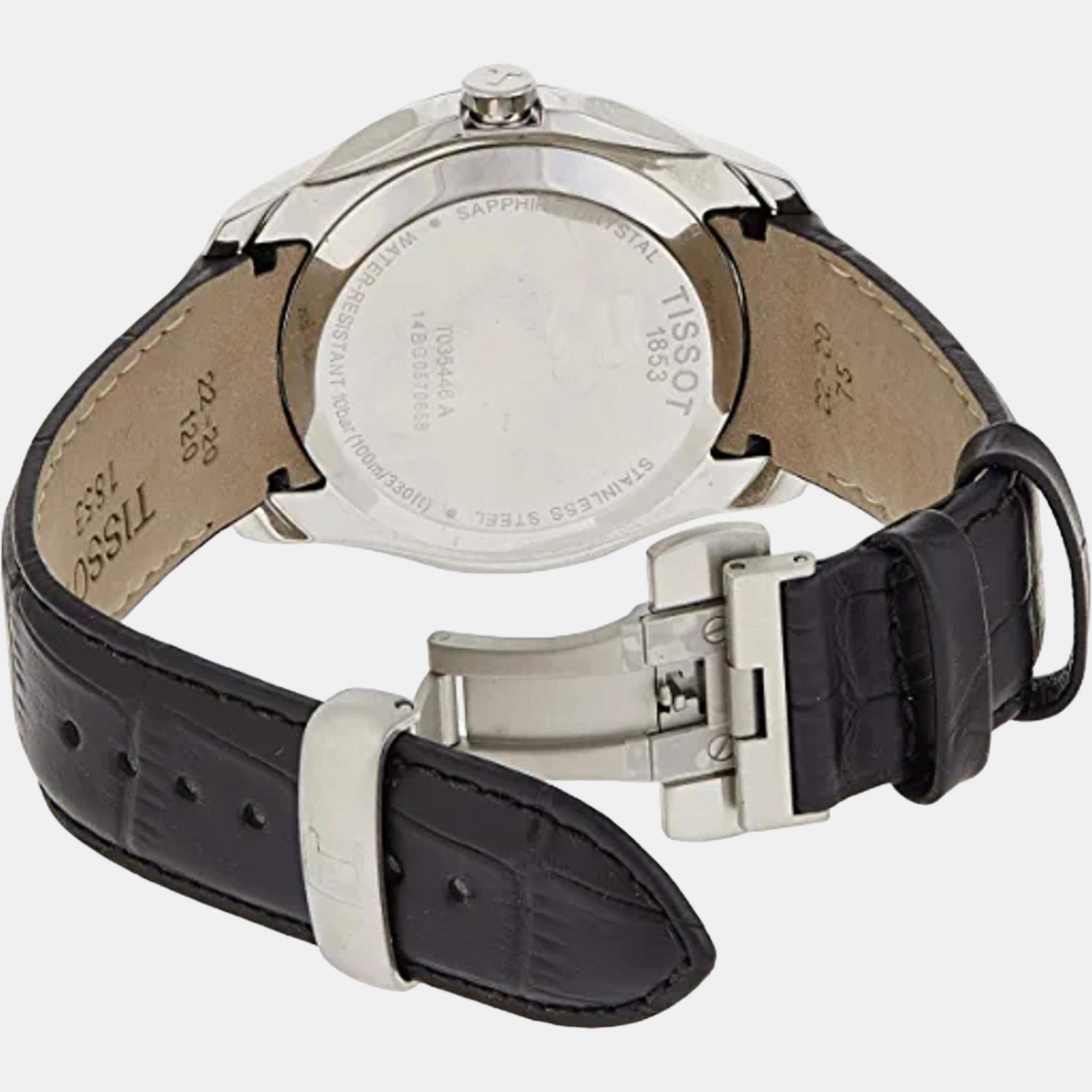 Tissot Couturier Men Black Analog Leather Watch T0354461605101 - view 3