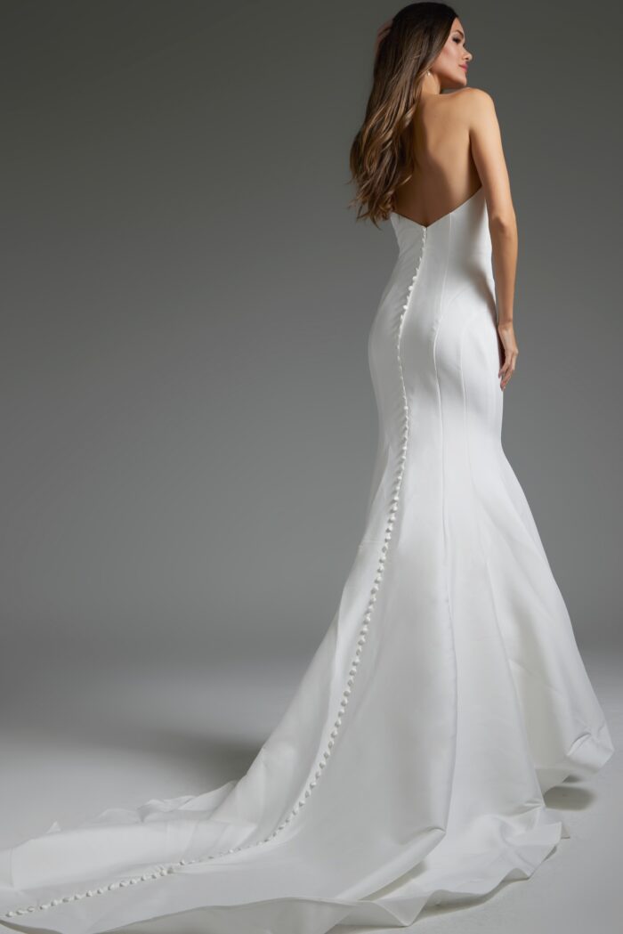 Jovani JB24282 Mermaid Bridal Gown Long Wedding Dress - view 2